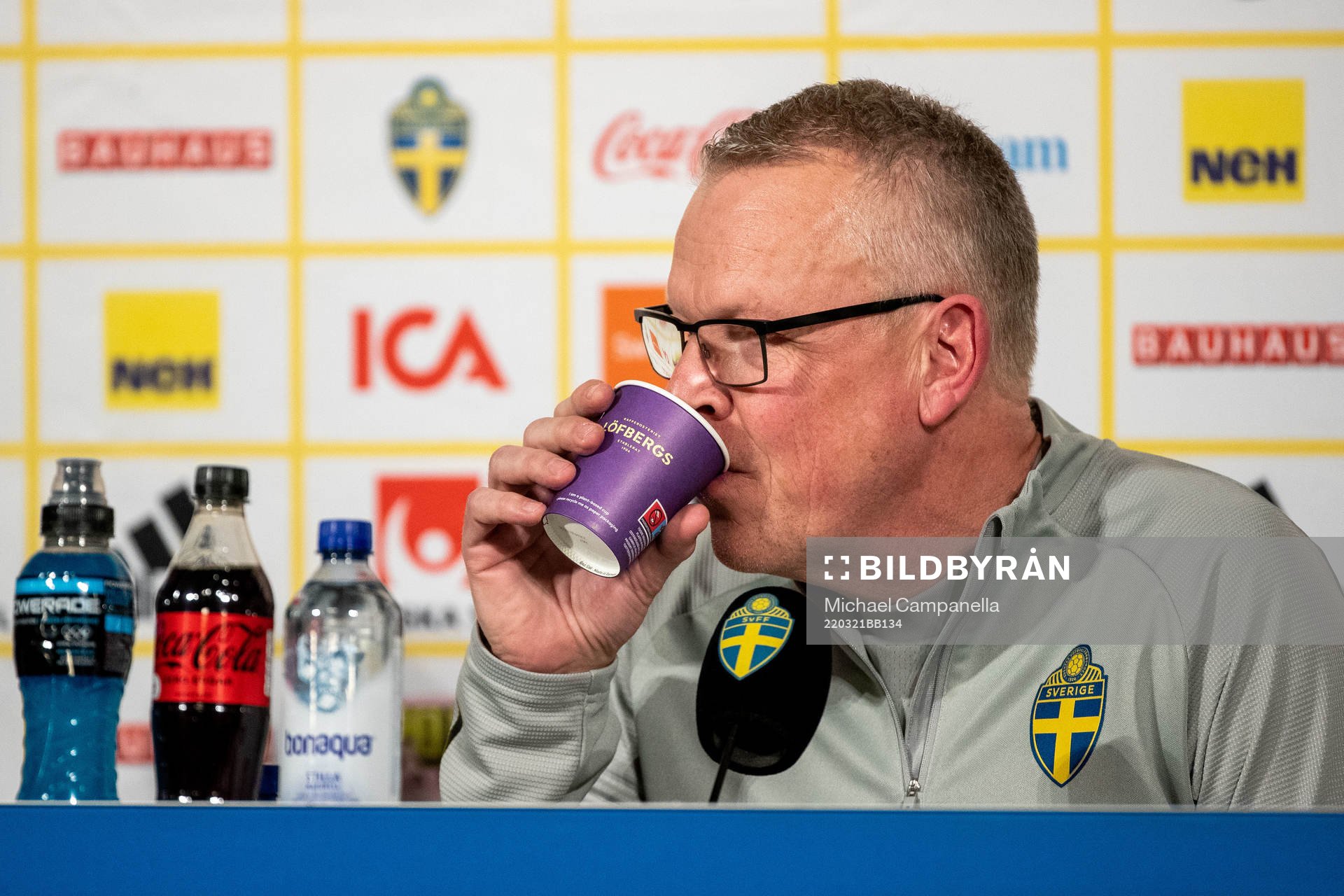 Head coach Janne Andersson of Sweden
