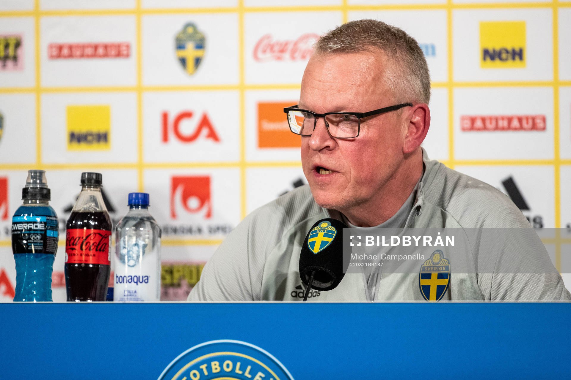 Head coach Janne Andersson of Sweden