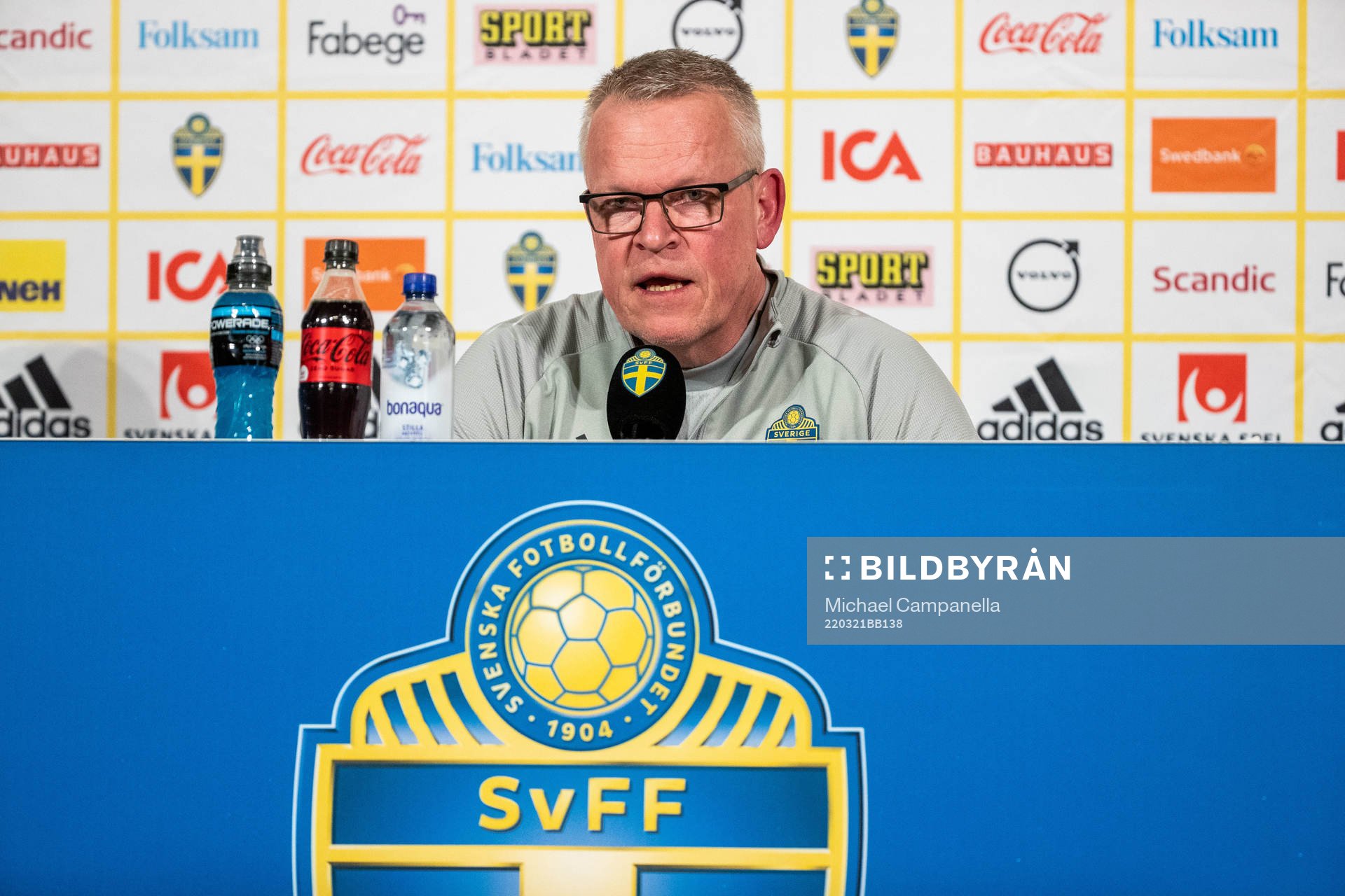 Head coach Janne Andersson of Sweden