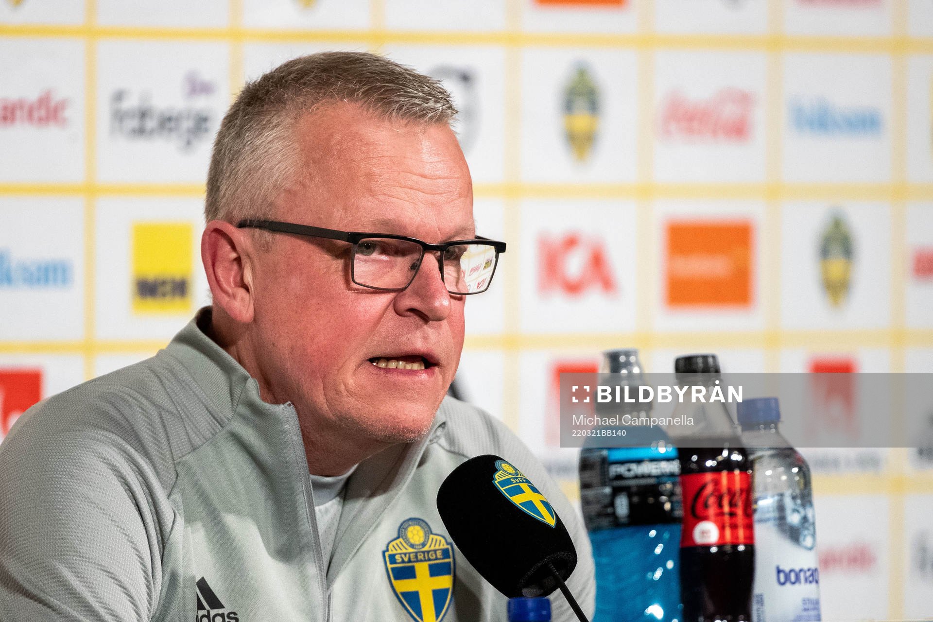 Head coach Janne Andersson of Sweden