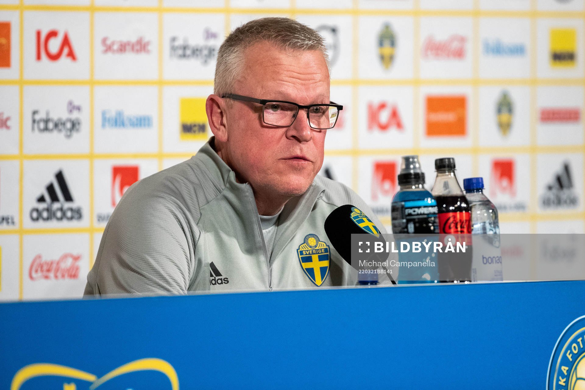 Head coach Janne Andersson of Sweden