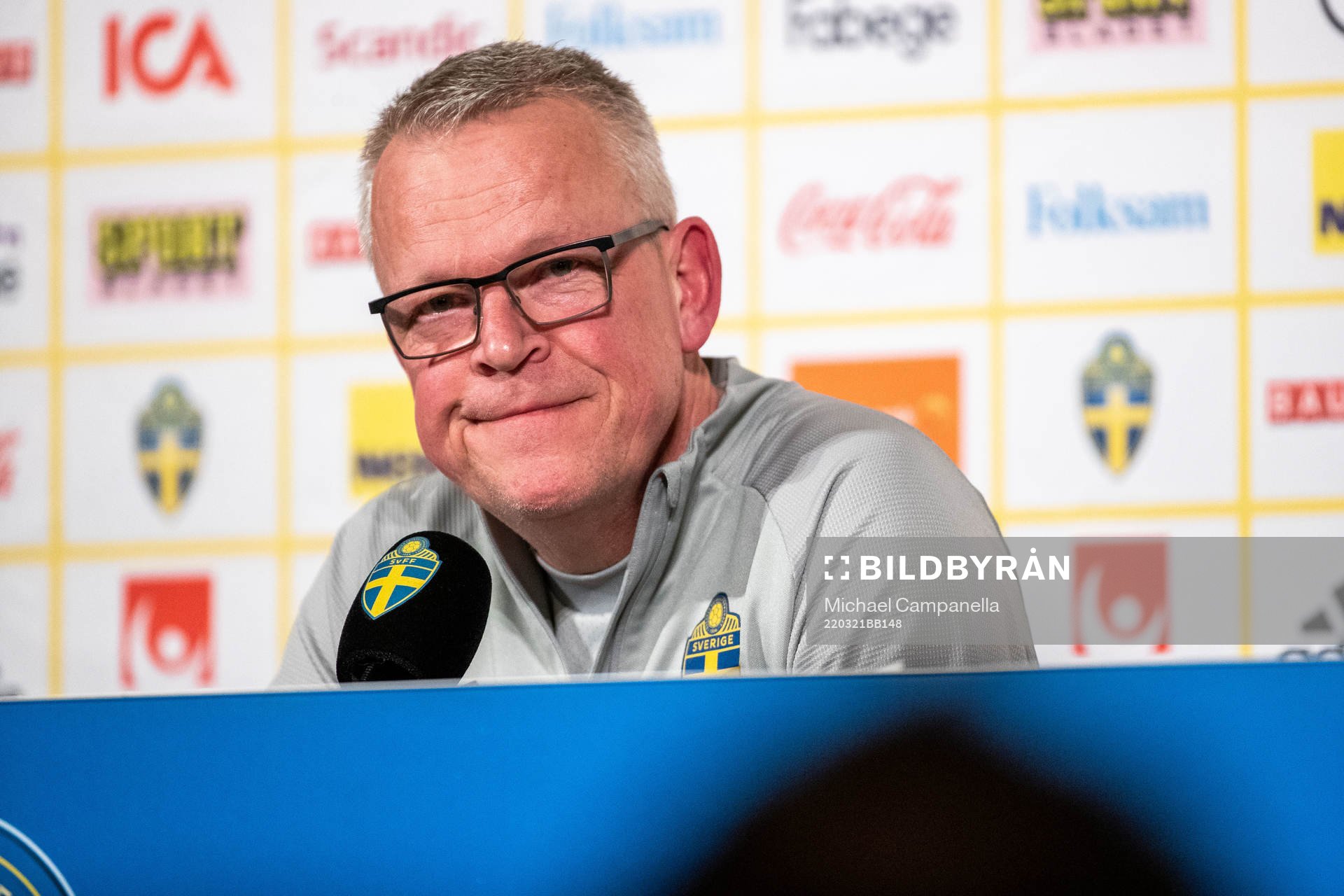 Head coach Janne Andersson of Sweden