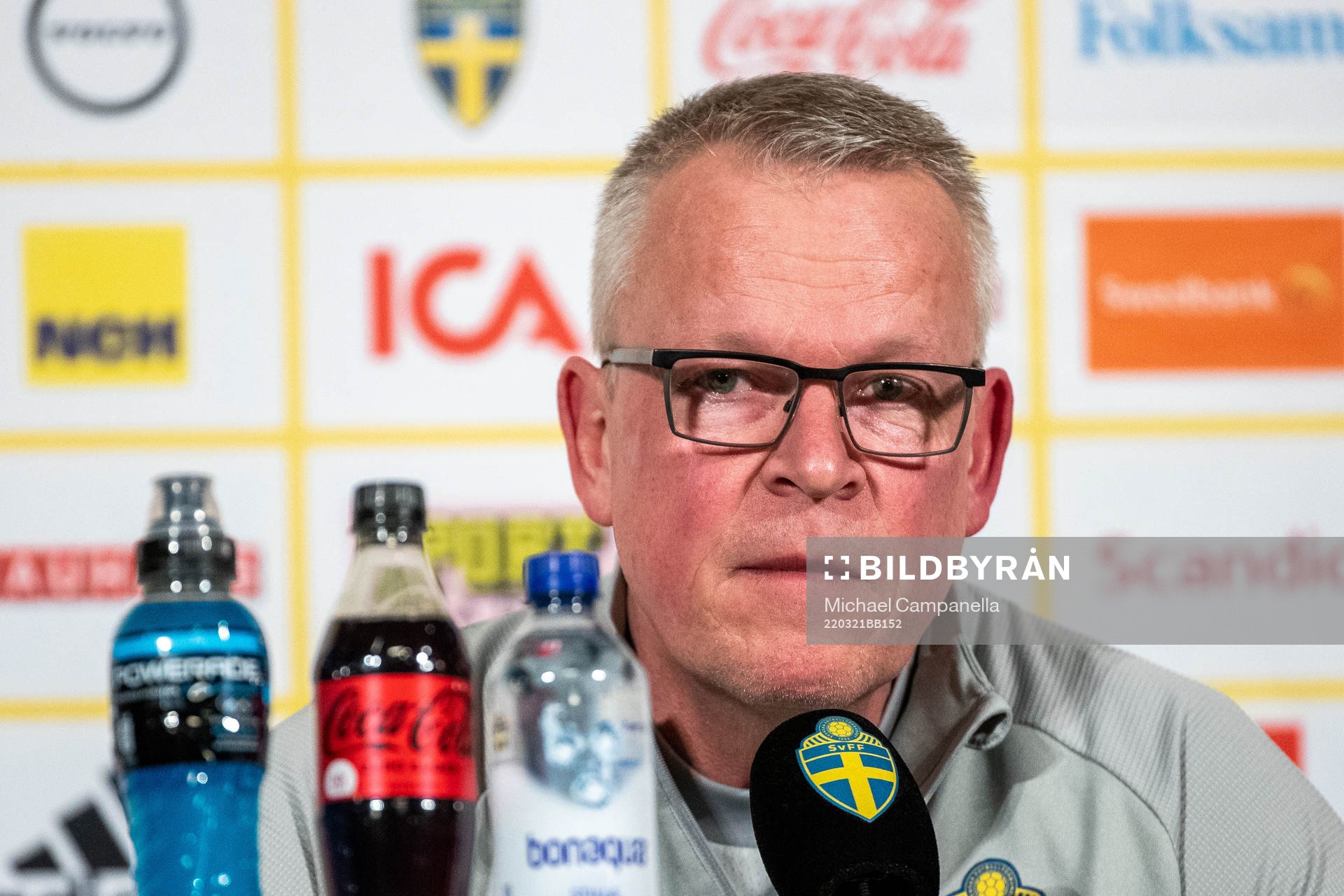 during a press conference and training