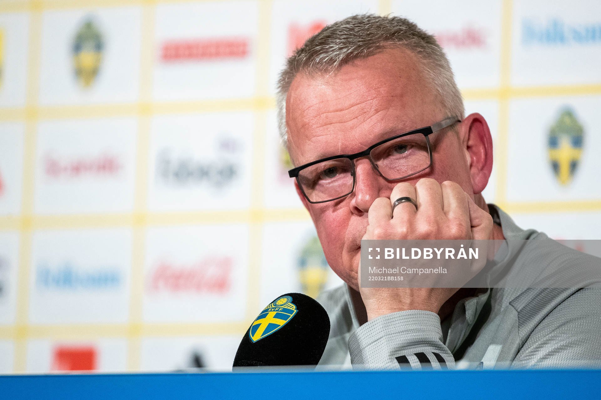 Head coach Janne Andersson of Sweden
