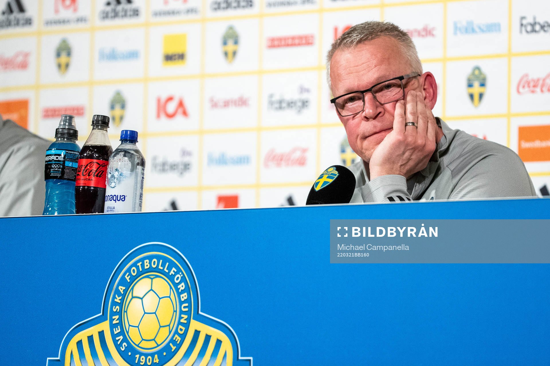 Head coach Janne Andersson of Sweden