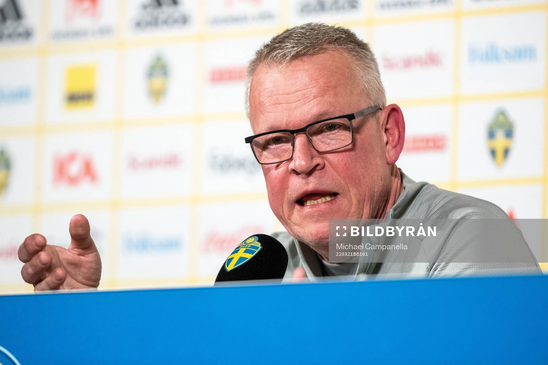 Head coach Janne Andersson of Sweden