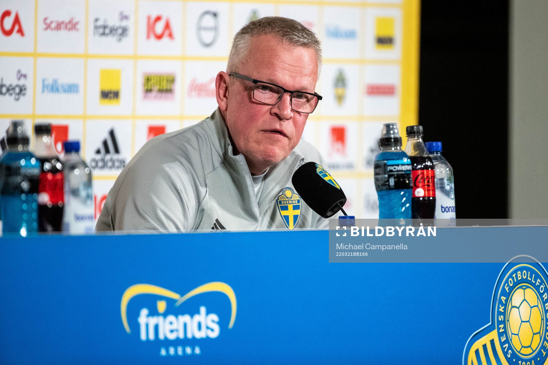 Head coach Janne Andersson of Sweden