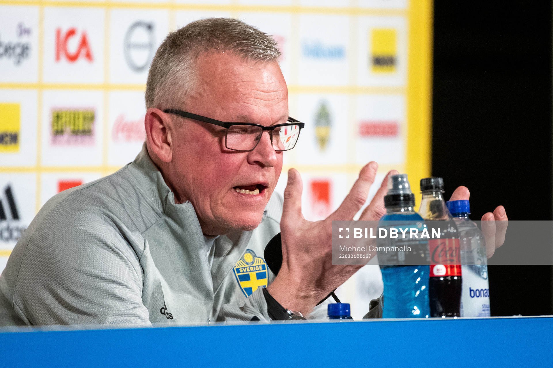 Head coach Janne Andersson of Sweden