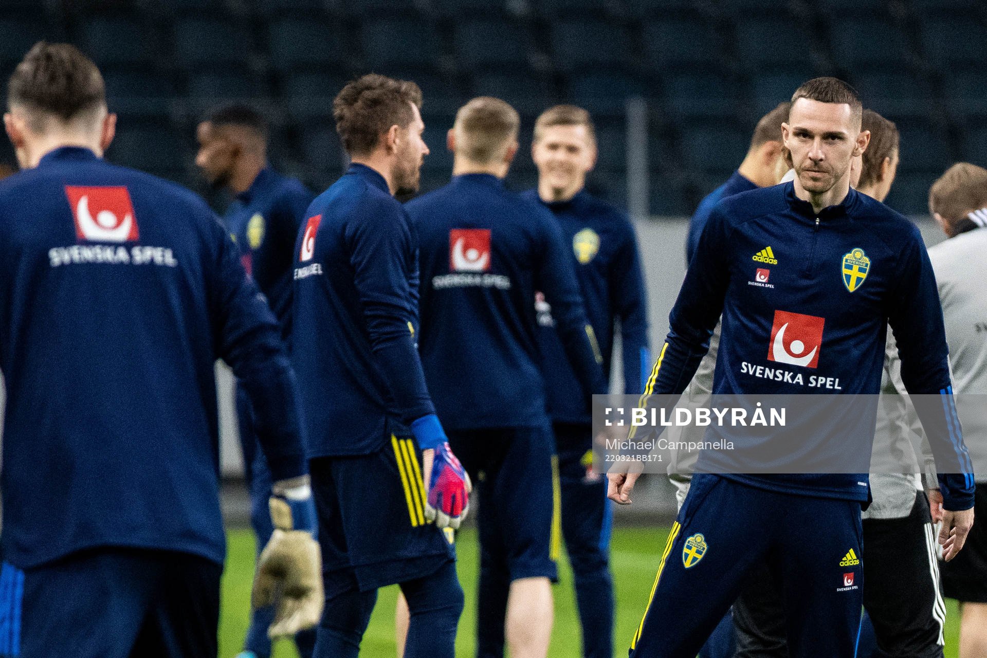Branimir Hrgota of the Swedish national football team