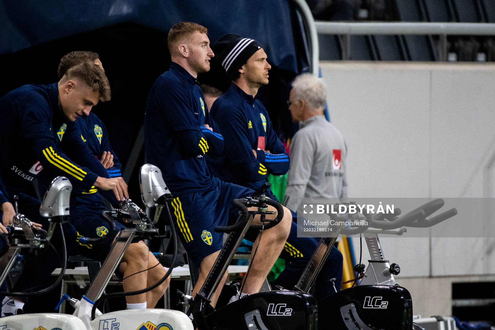 Dejan Kulusevski and Albin Ekdal of the Swedish national