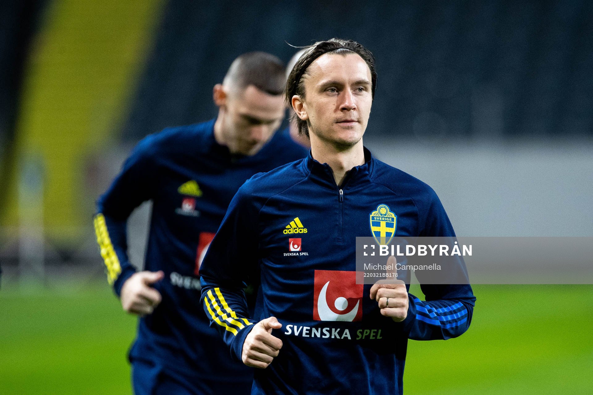 Kristoffer Olsson of the Swedish national football team