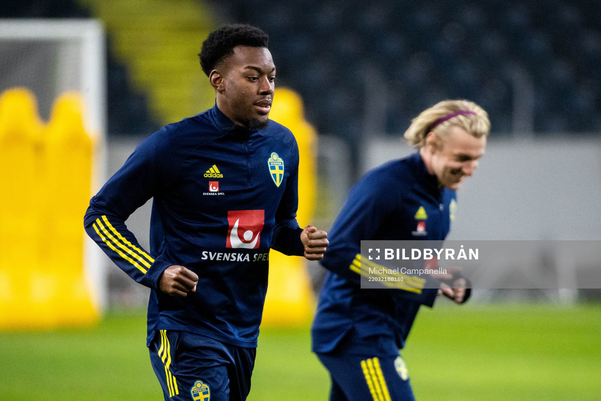 Anthony Elanga of the Swedish national football team