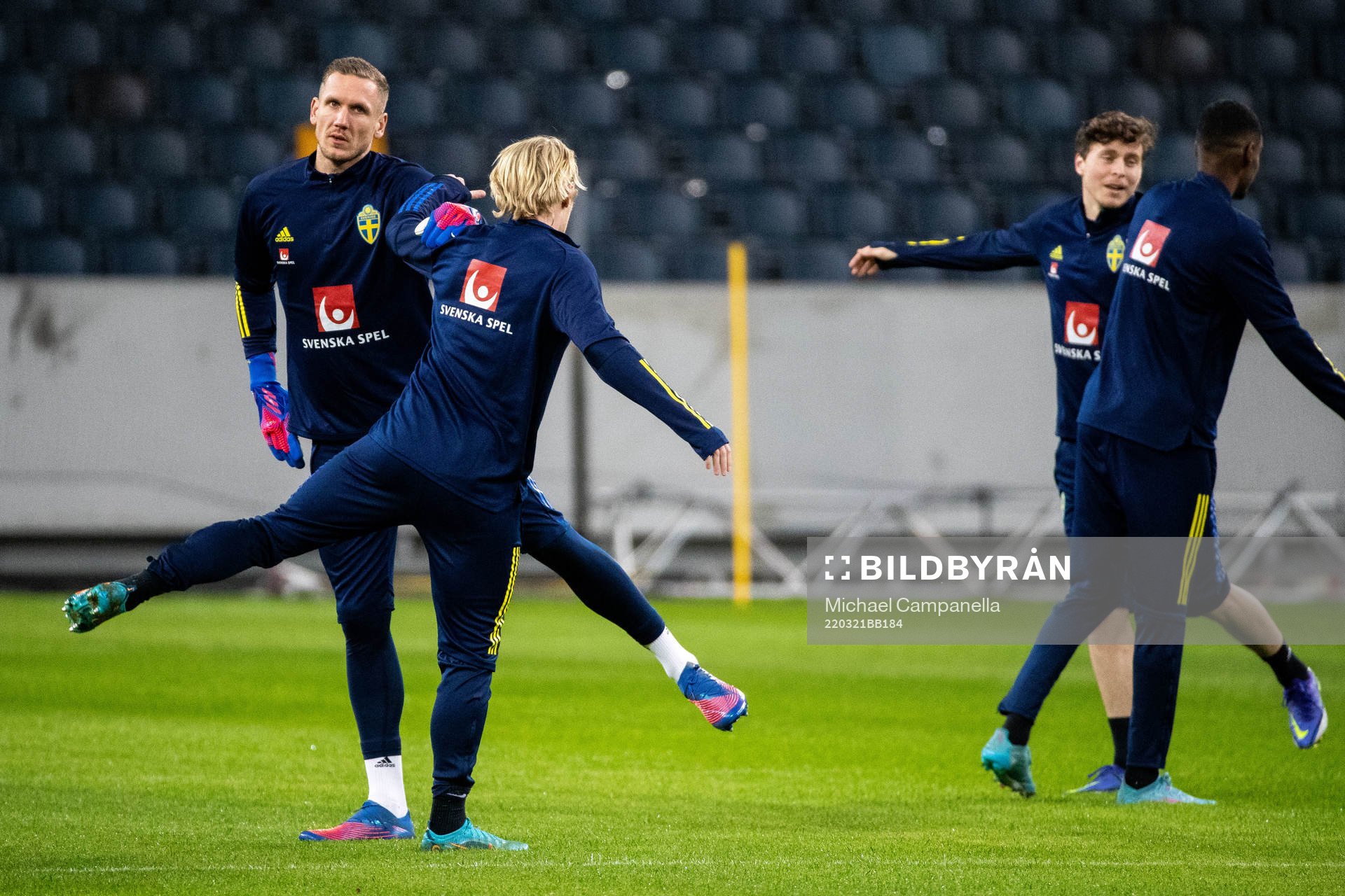 Goalkeeper Robin Olsen of the Swedish national football team