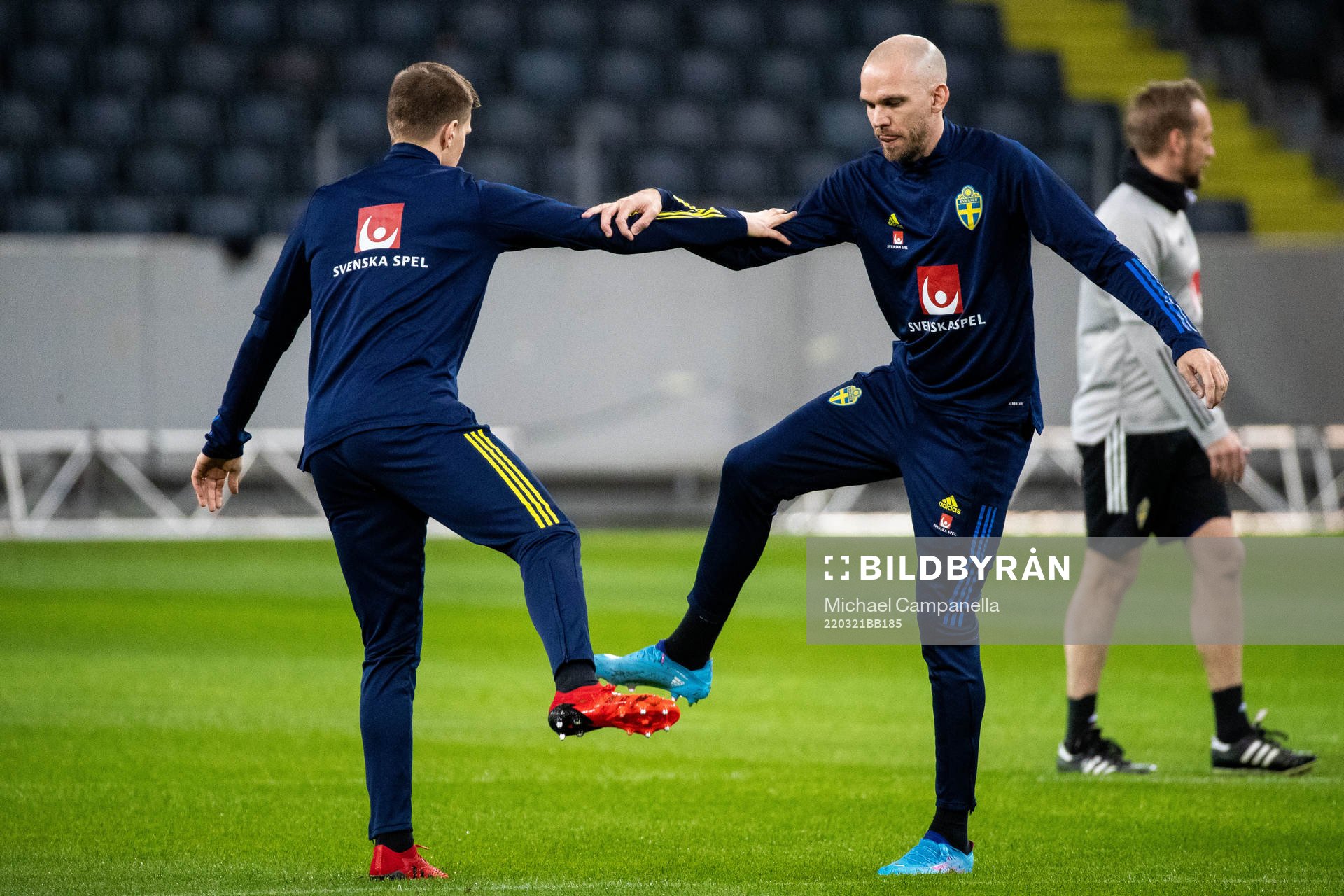 Marcus Danielson of the Swedish national football team