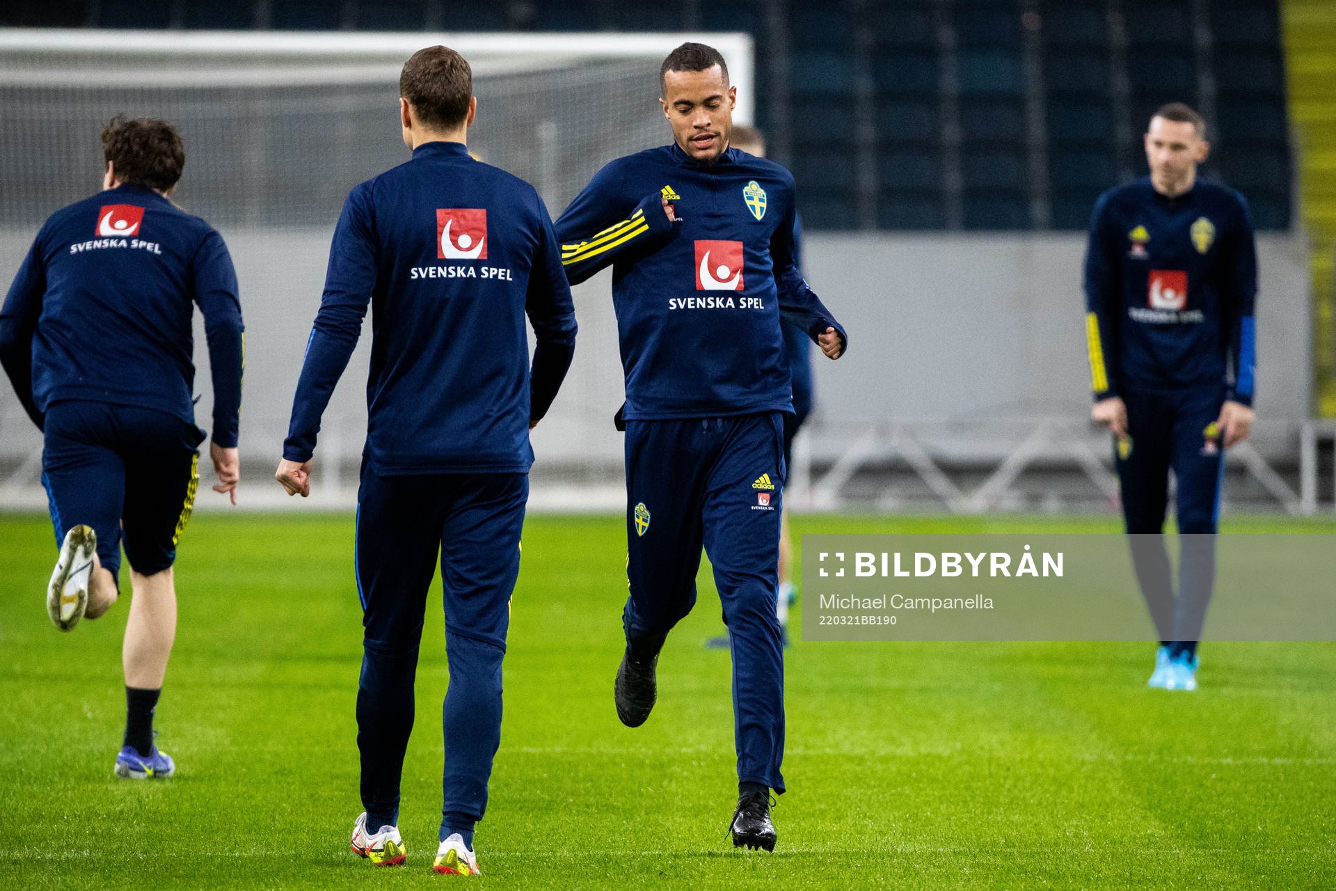 Robin Quaison of the Swedish national football team