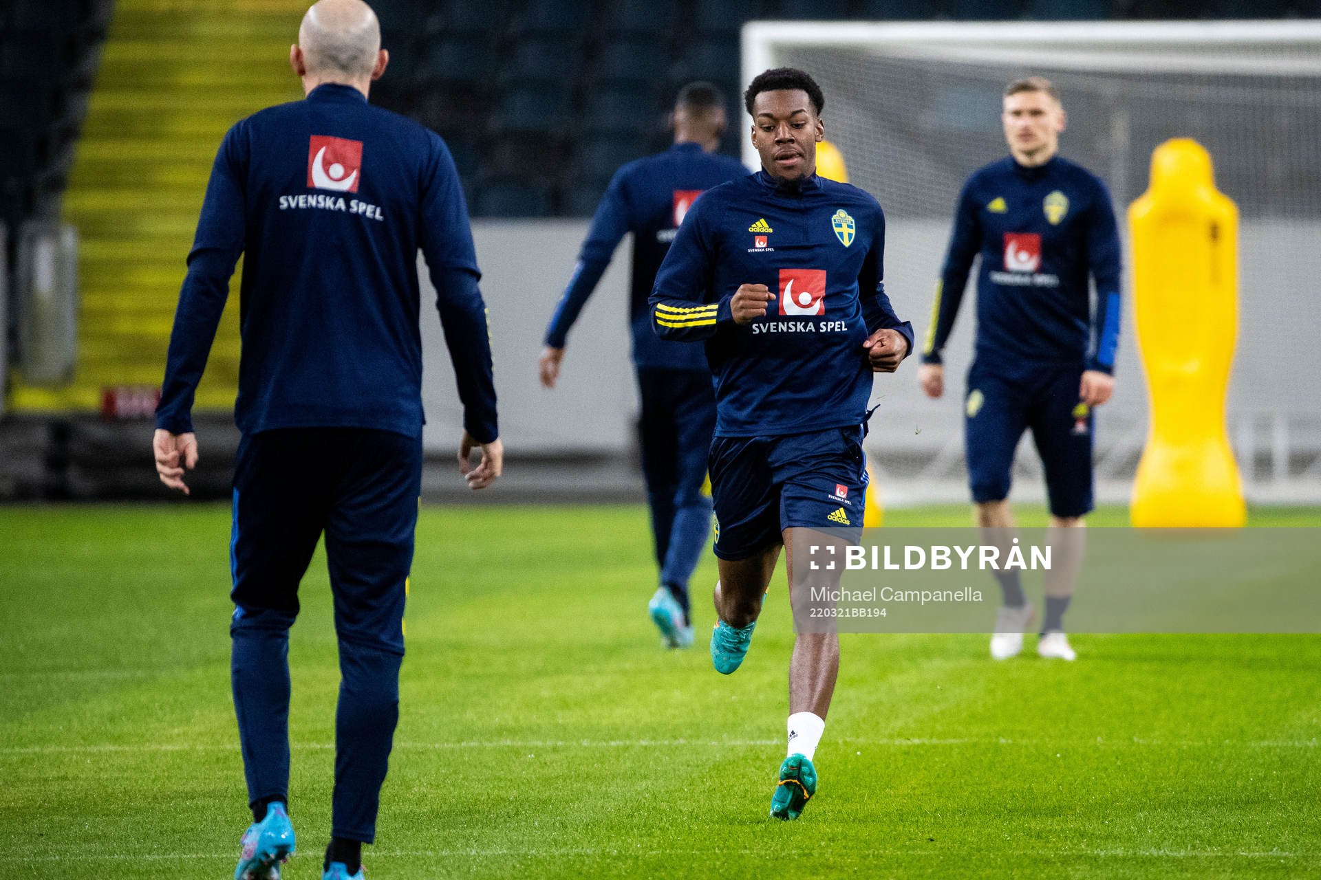 Anthony Elanga of the Swedish national football team