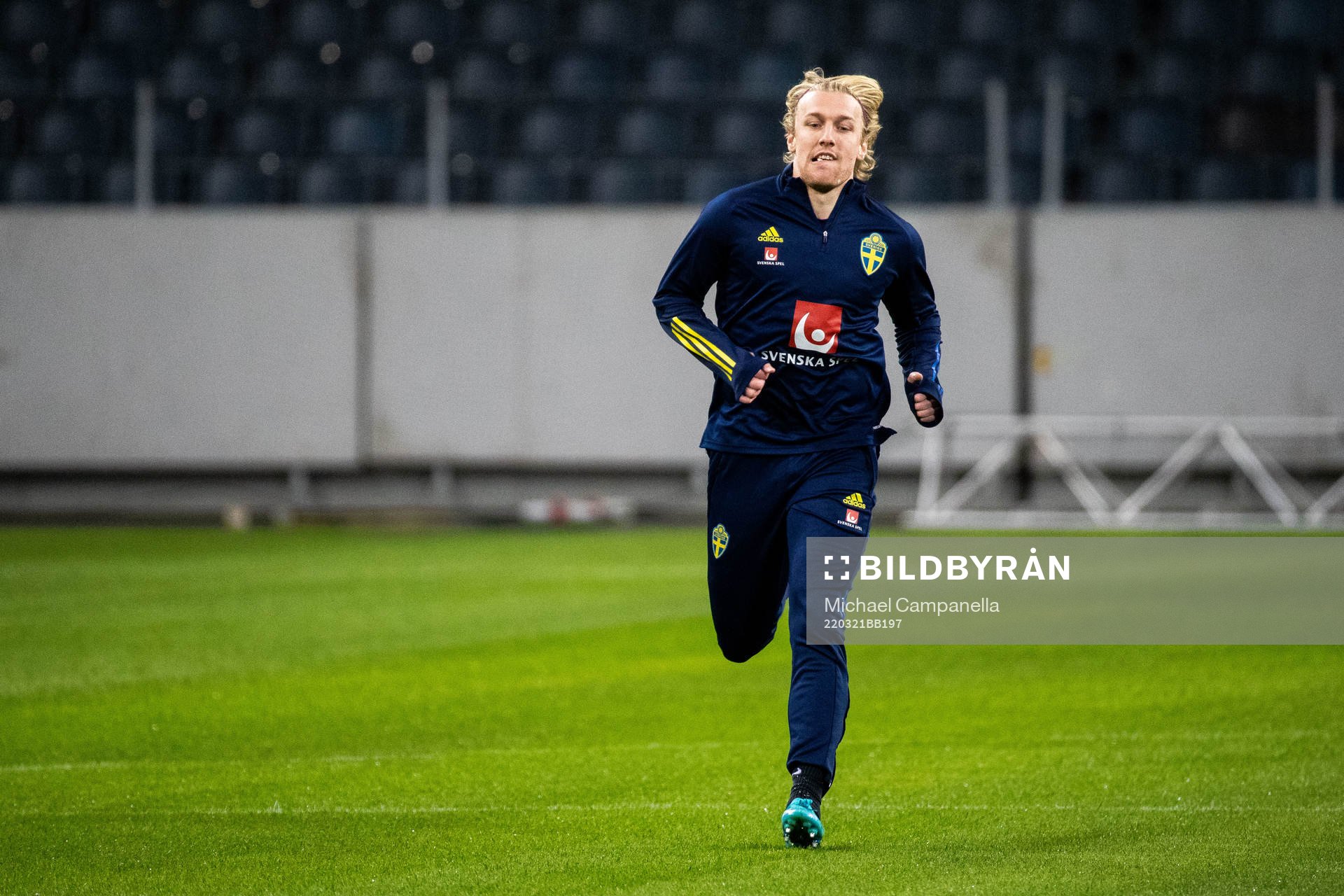 Emil Forsberg of the Swedish national football team