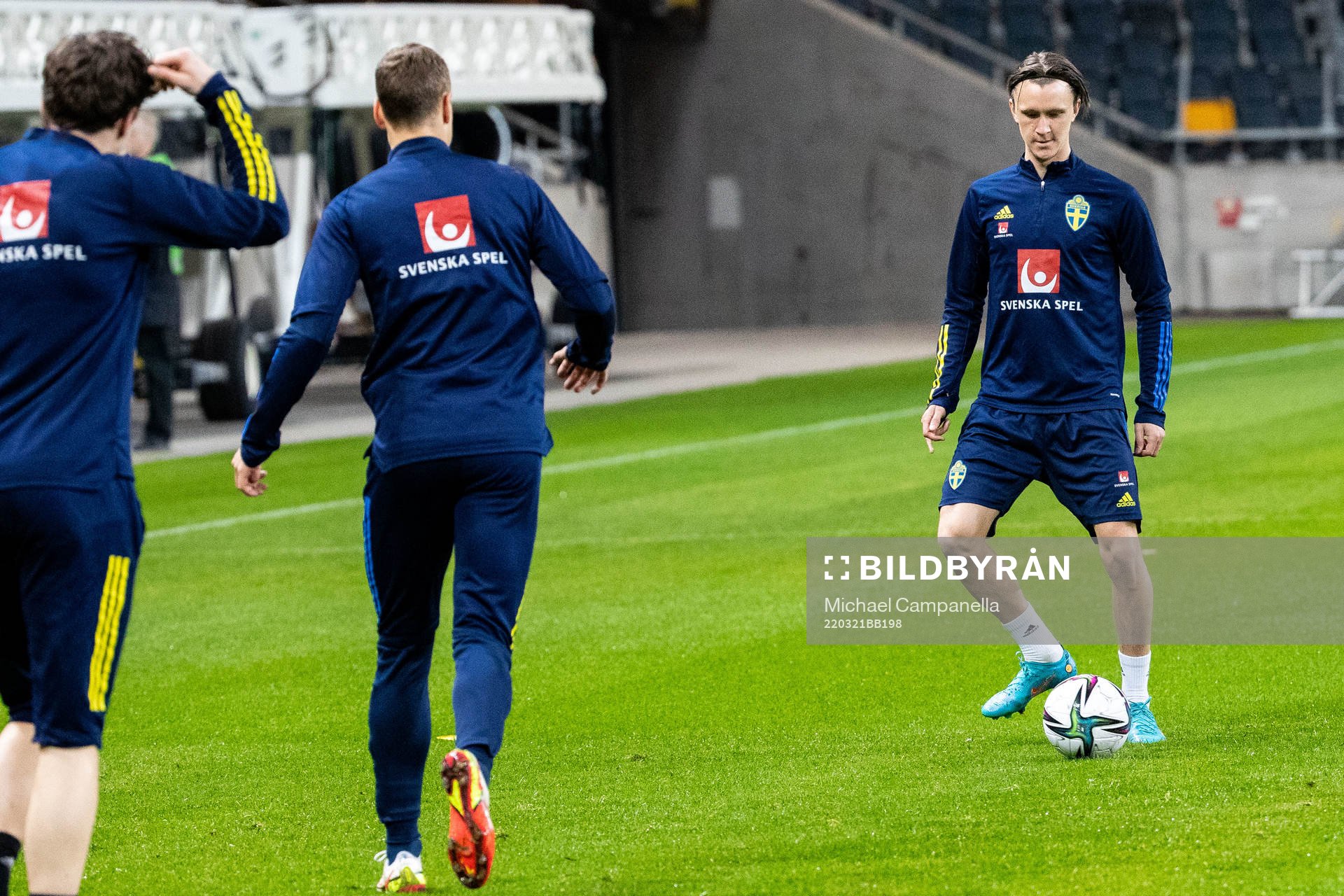 Kristoffer Olsson of the Swedish national football team