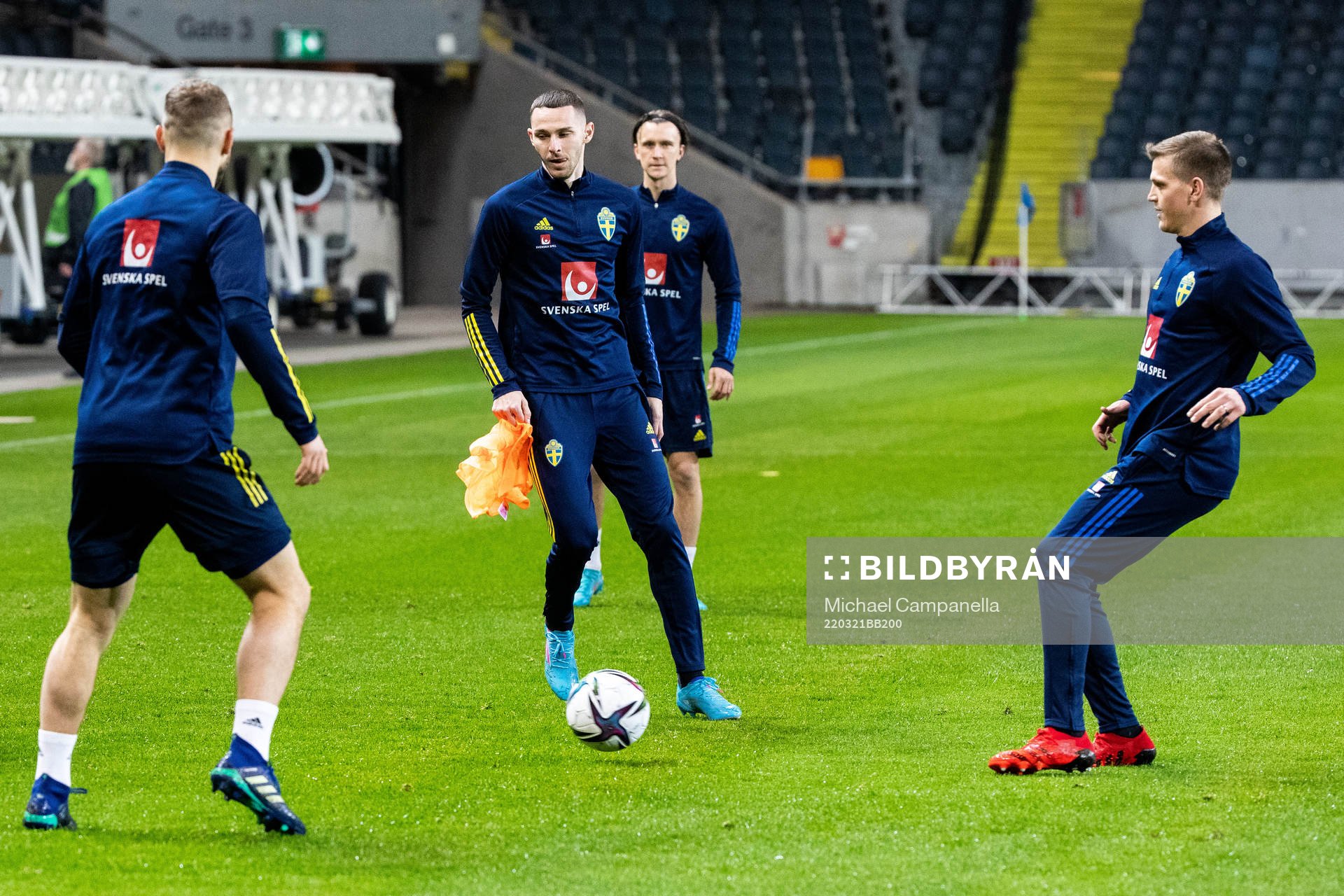 Branimir Hrgota of the Swedish national football team