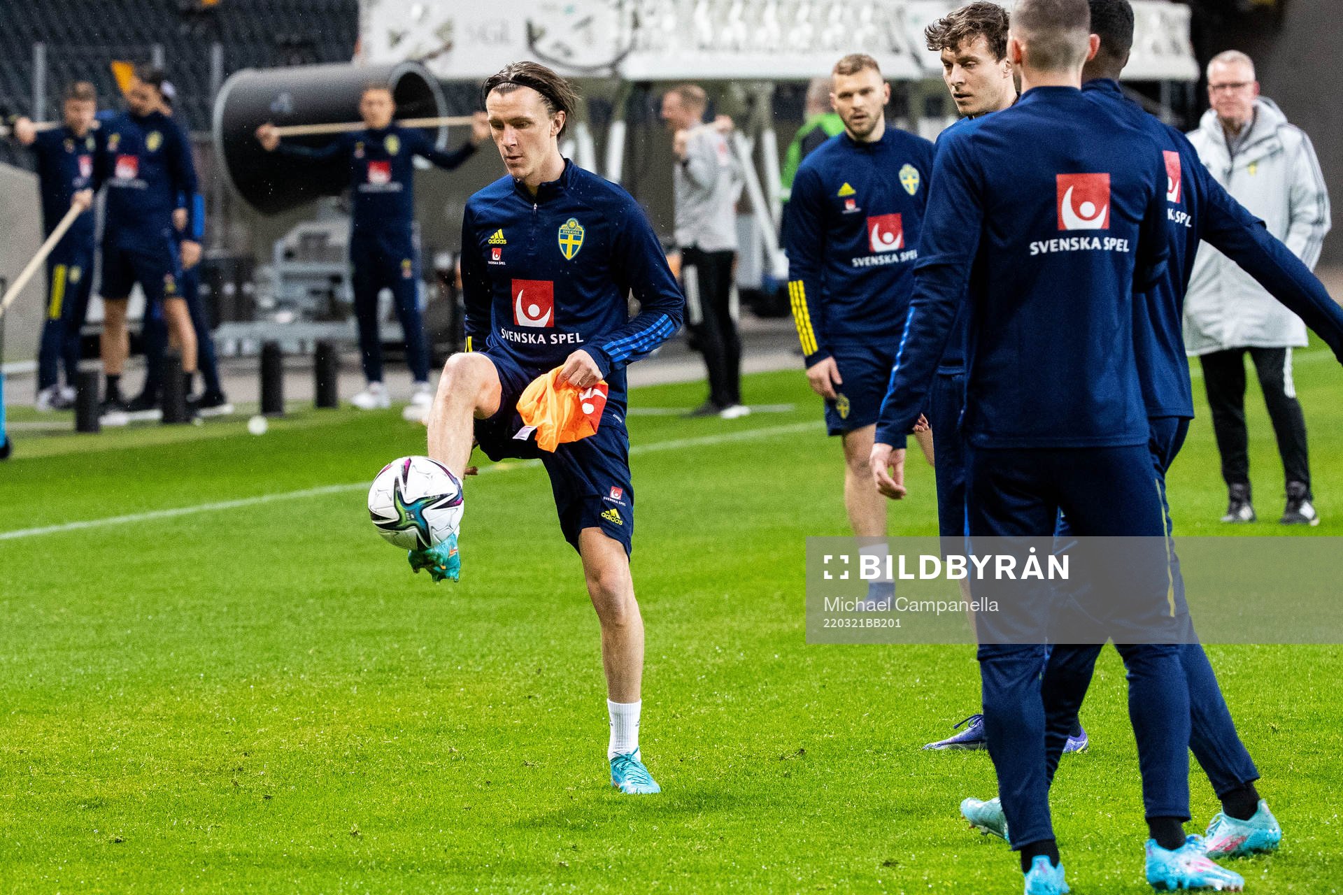 Kristoffer Olsson of the Swedish national football team