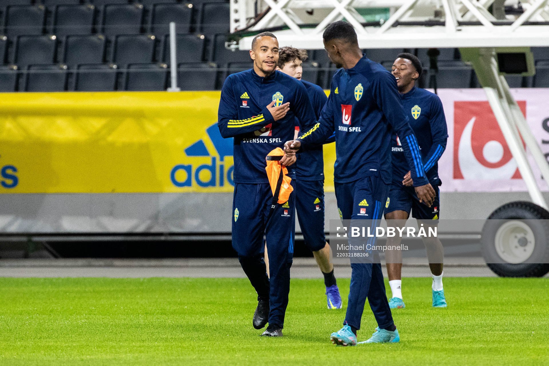 Robin Quaison of the Swedish national football team