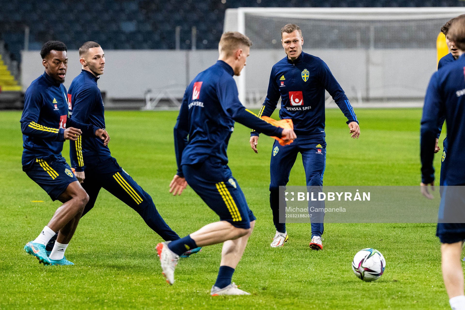Viktor Claesson of the Swedish national football team