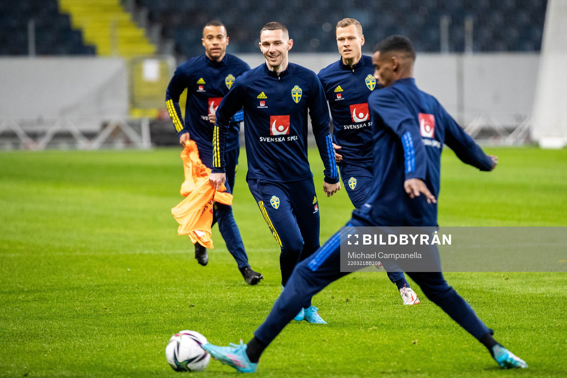 Branimir Hrgota of the Swedish national football team