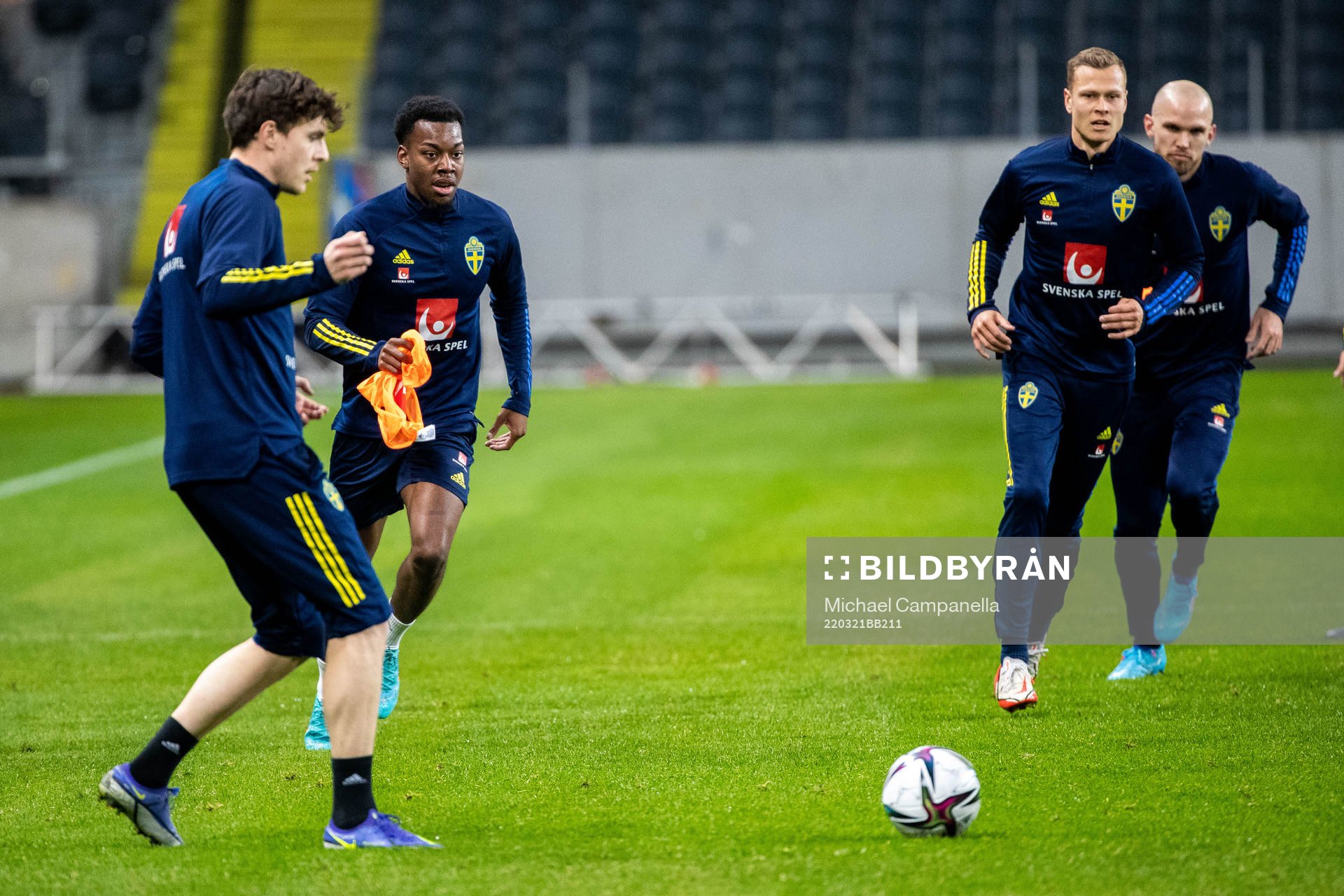 Anthony Elanga of the Swedish national football team