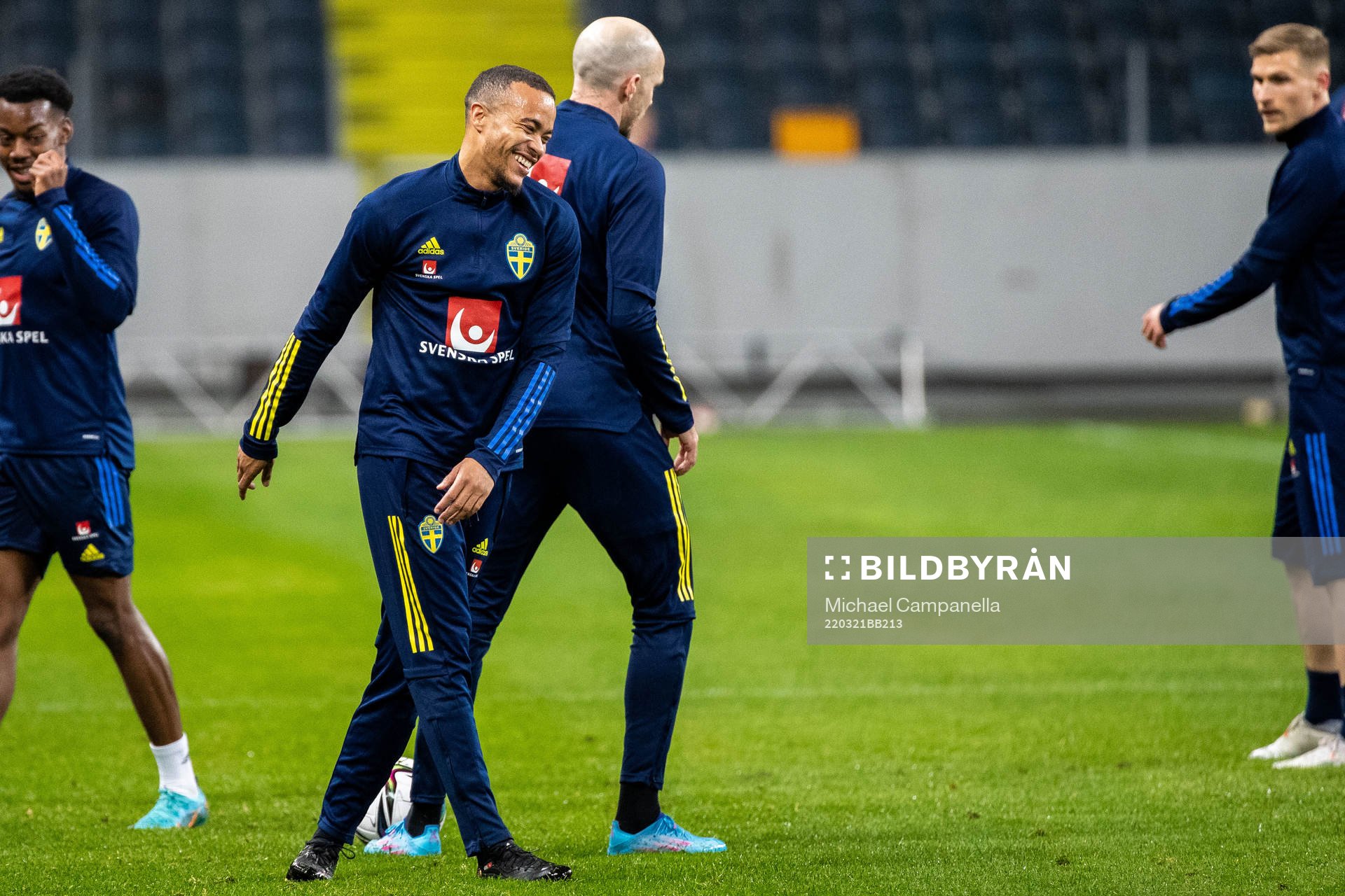 Robin Quaison of the Swedish national football team
