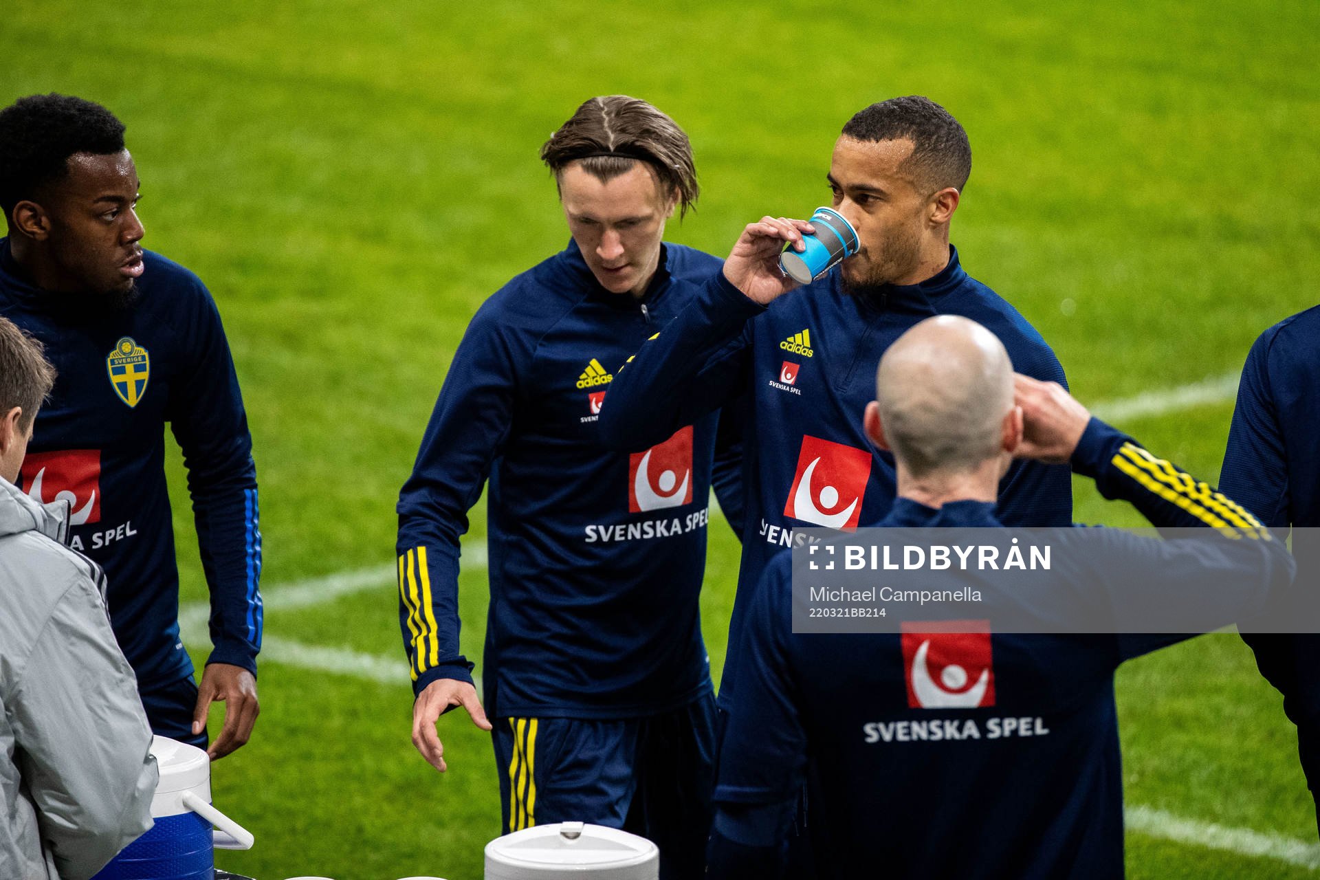 Robin Quaison of the Swedish national football team