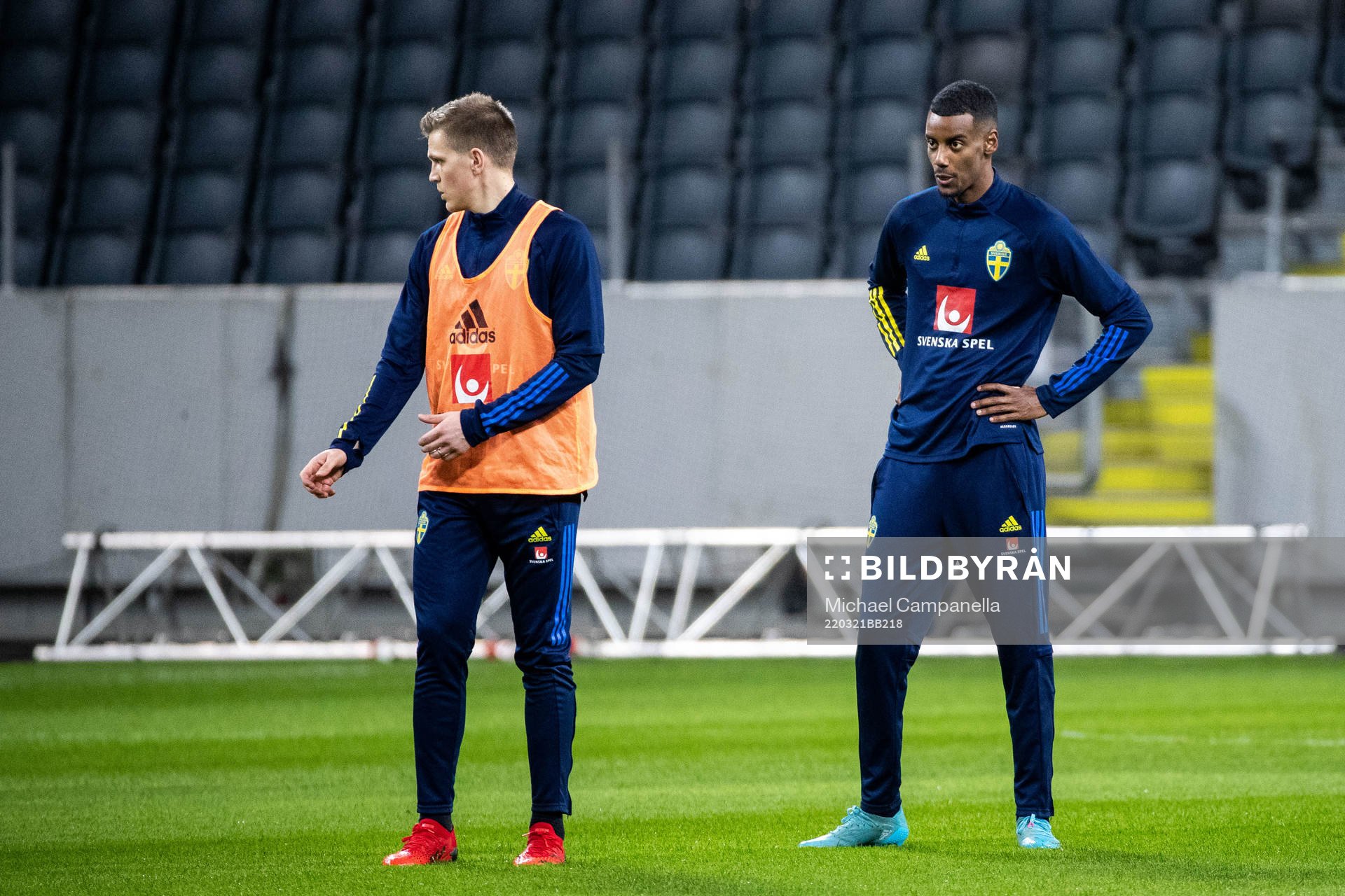 Alexander Isak of the Swedish national football team