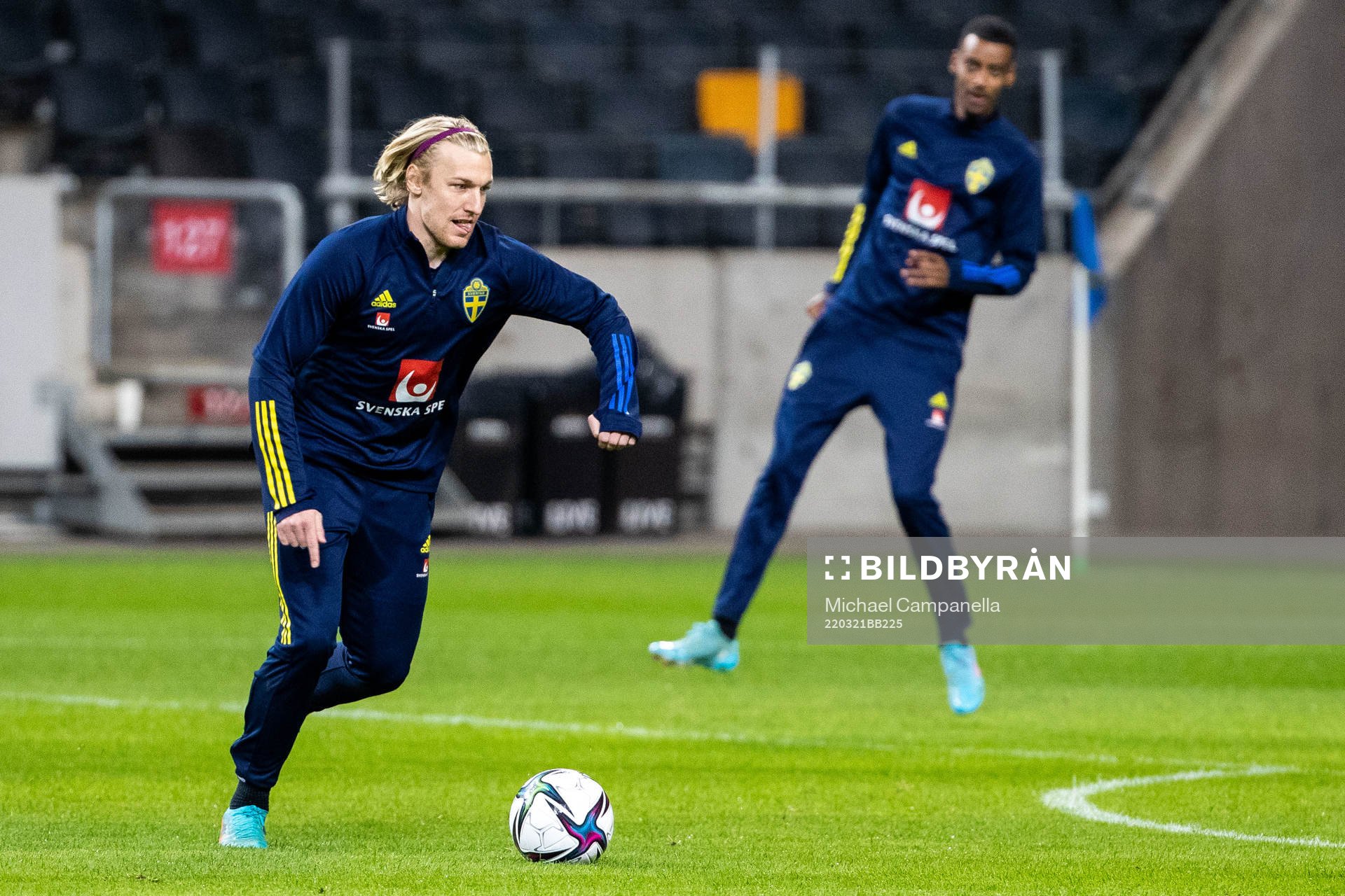 Emil Forsberg of the Swedish national football team
