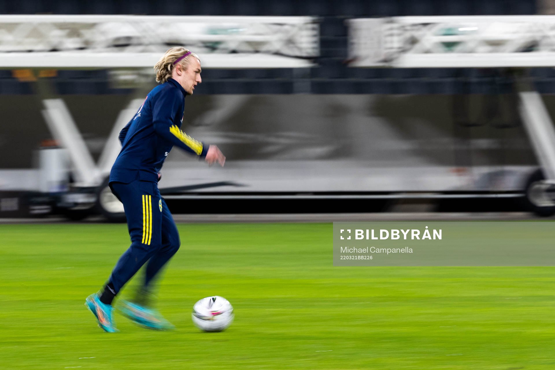 Emil Forsberg of the Swedish national football team