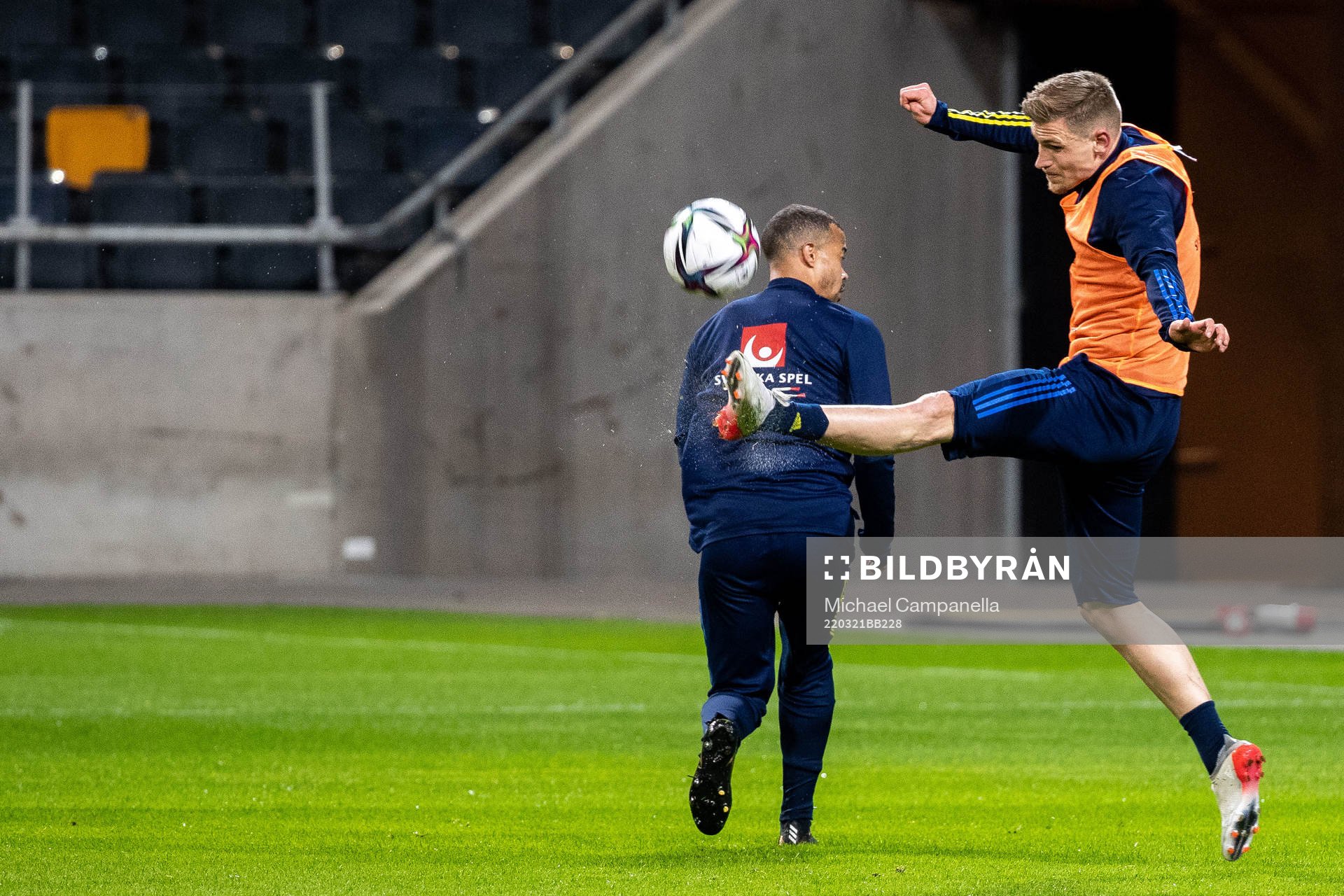 Carl Starfelt of the Swedish national football team