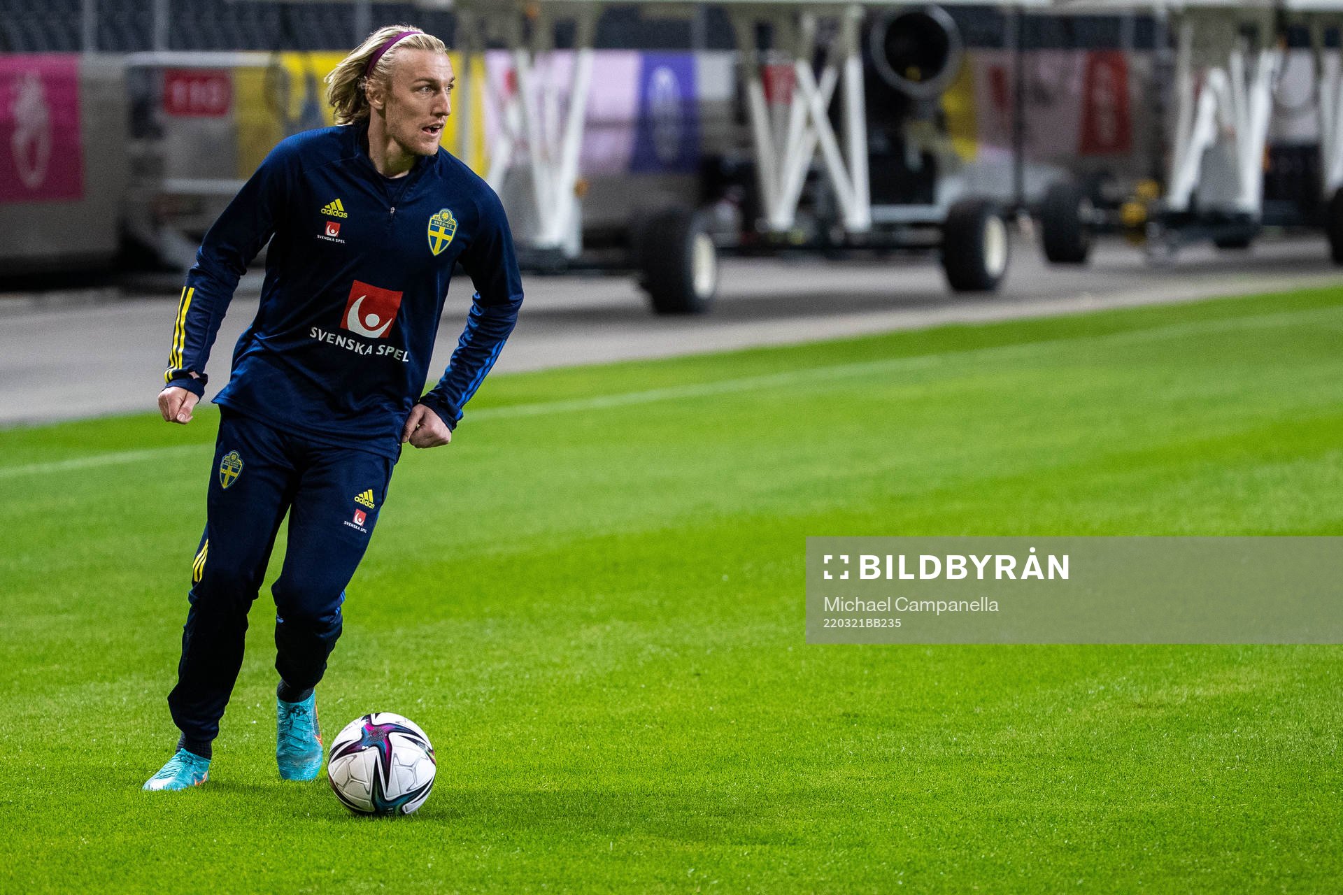 Emil Forsberg of the Swedish national football team