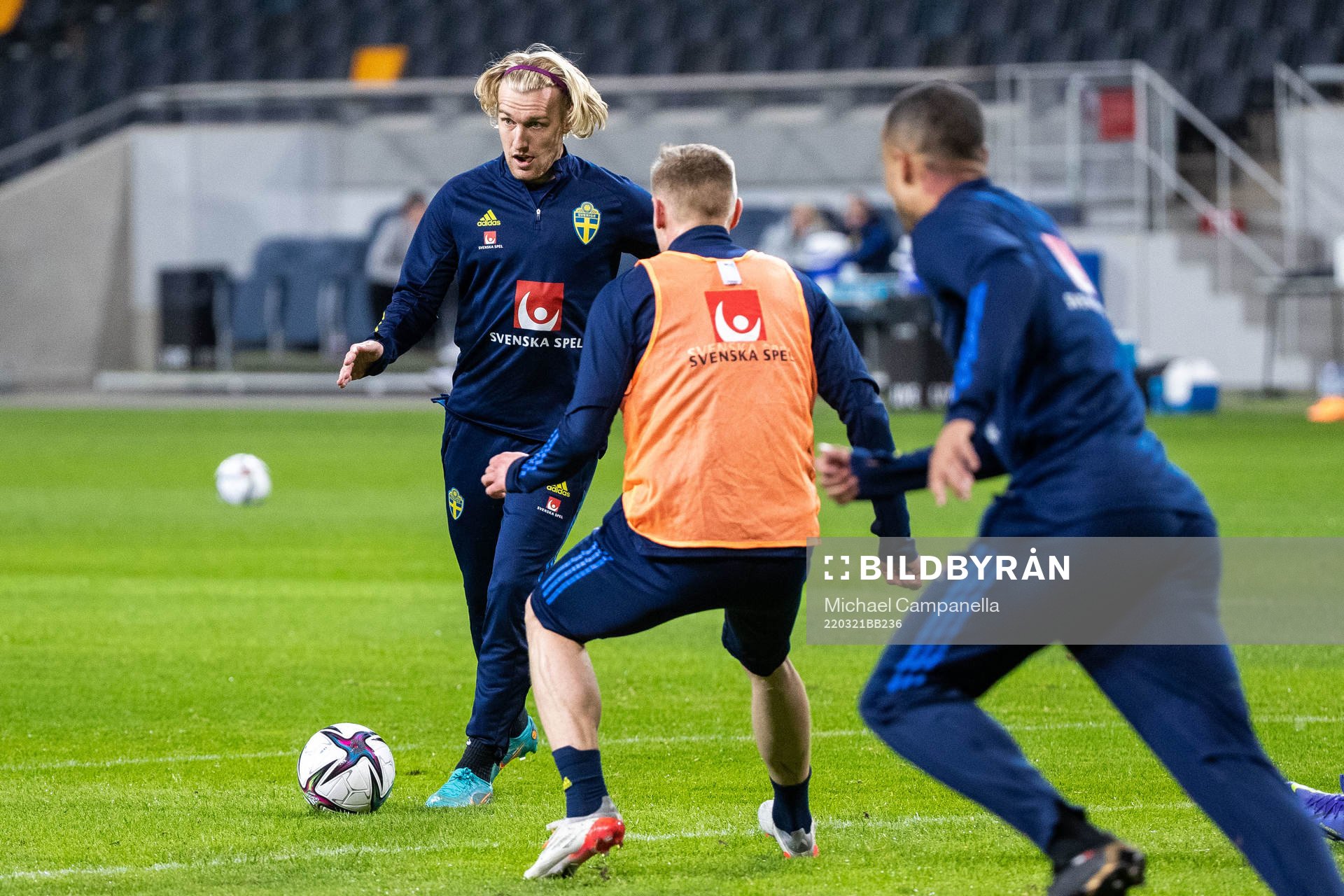 Emil Forsberg of the Swedish national football team