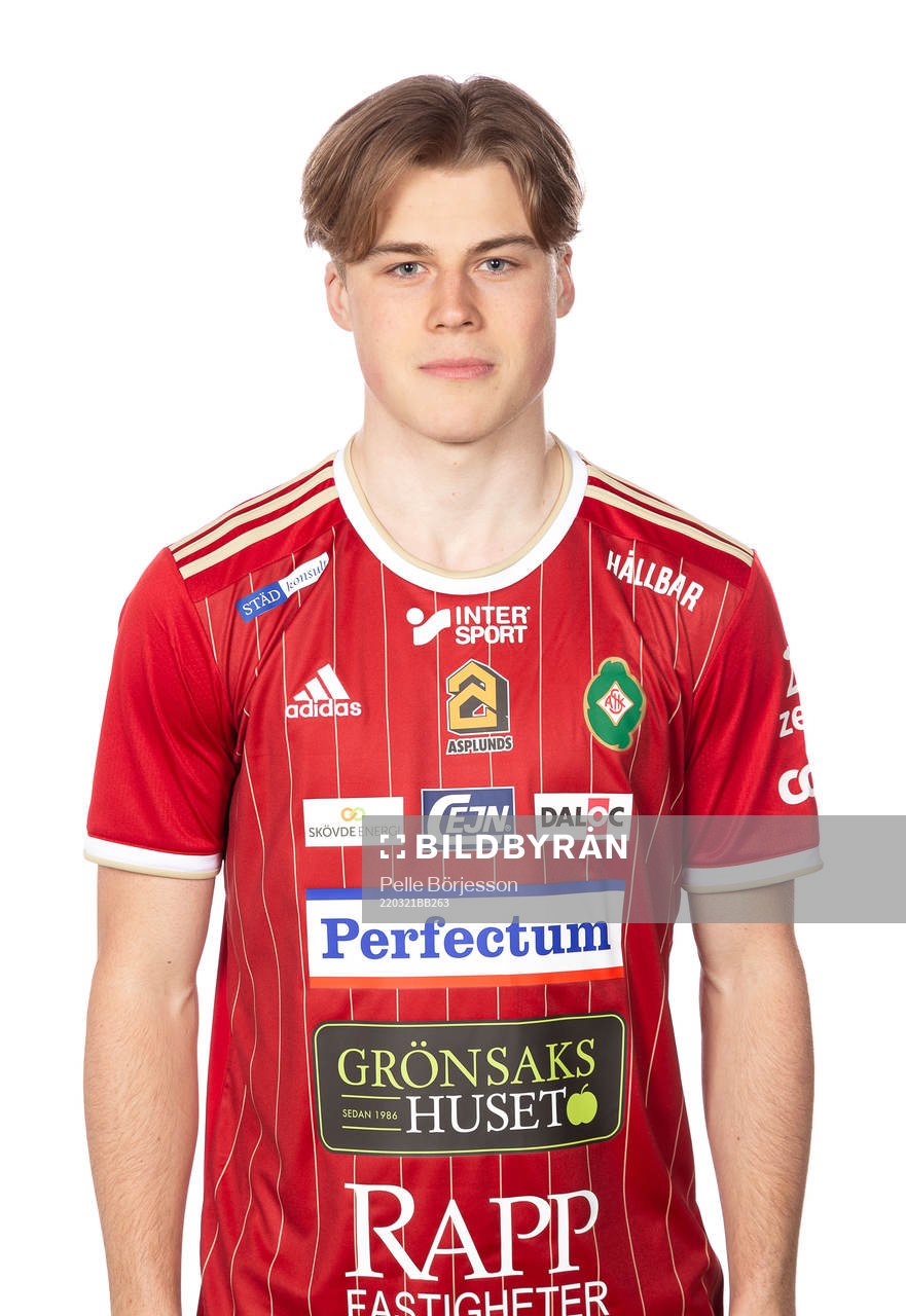 Skövdes Linus Mattsson poserar för ett porträtt den 21 mars 2022 i Skövde.