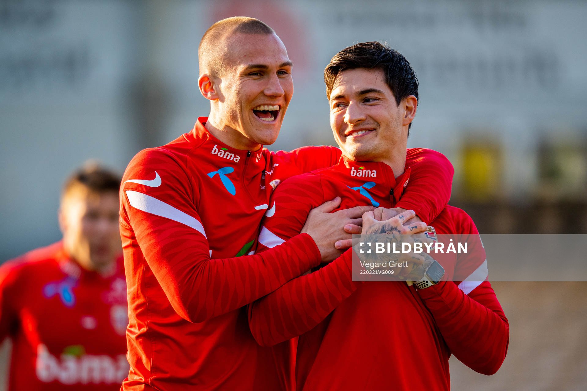 Leo Østigård and Mathias Normann of the Norwegian