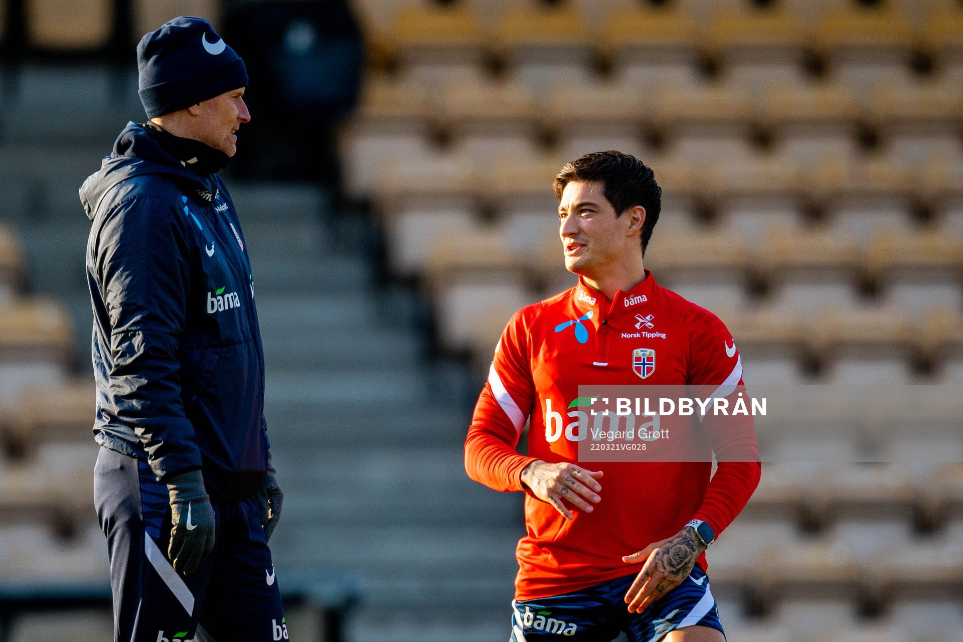 Ståle Solbakken, head coach of the Norwegian national
