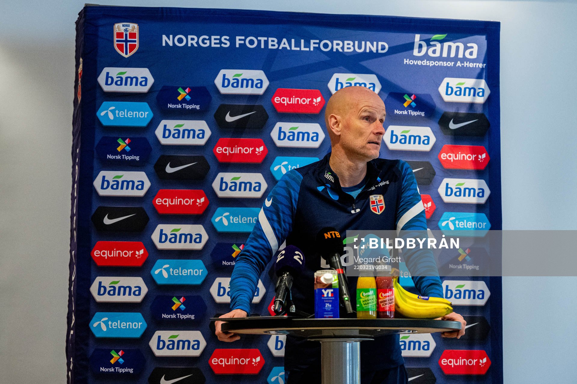 Ståle Solbakken, head coach of the Norwegian national