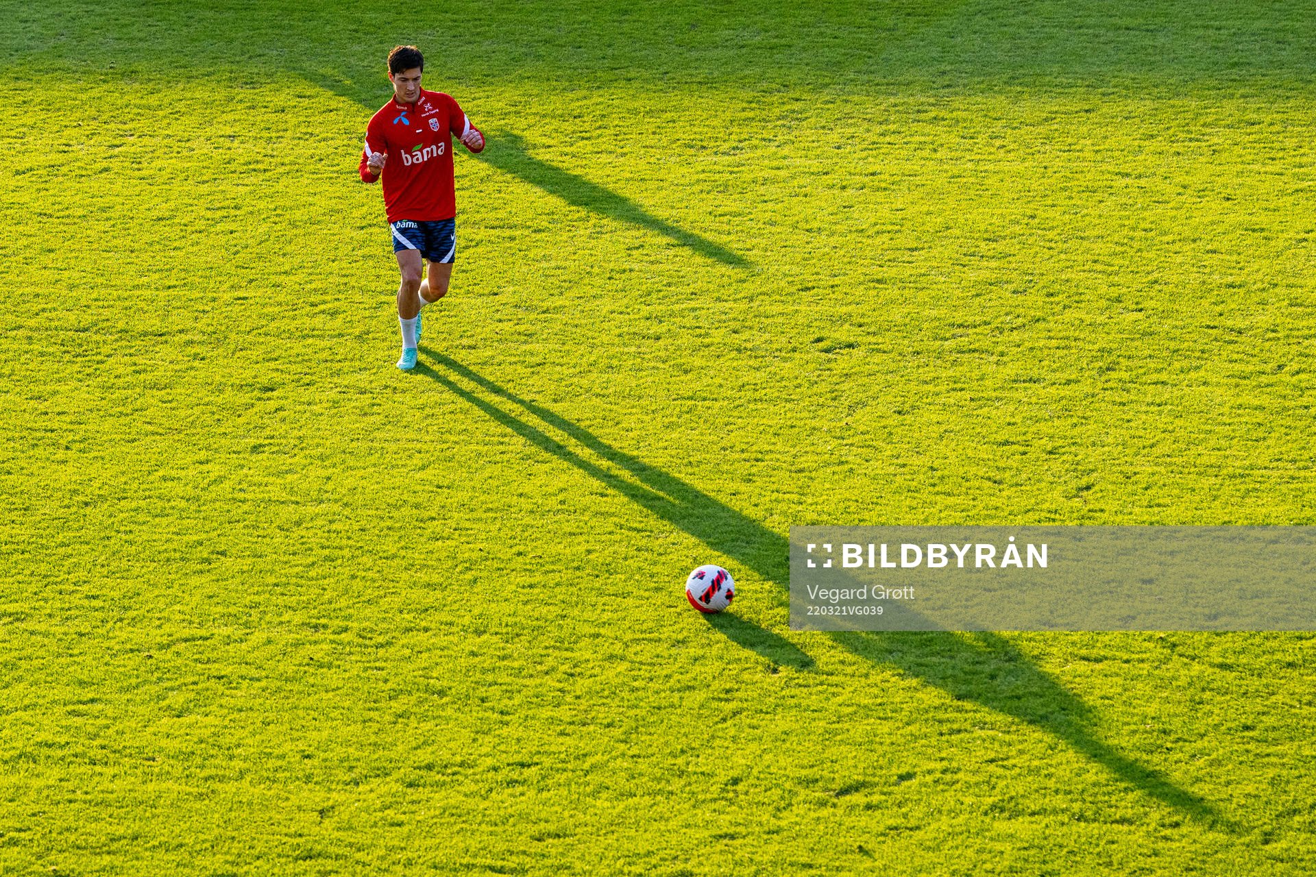Mathias Normann of the Norwegian national football team