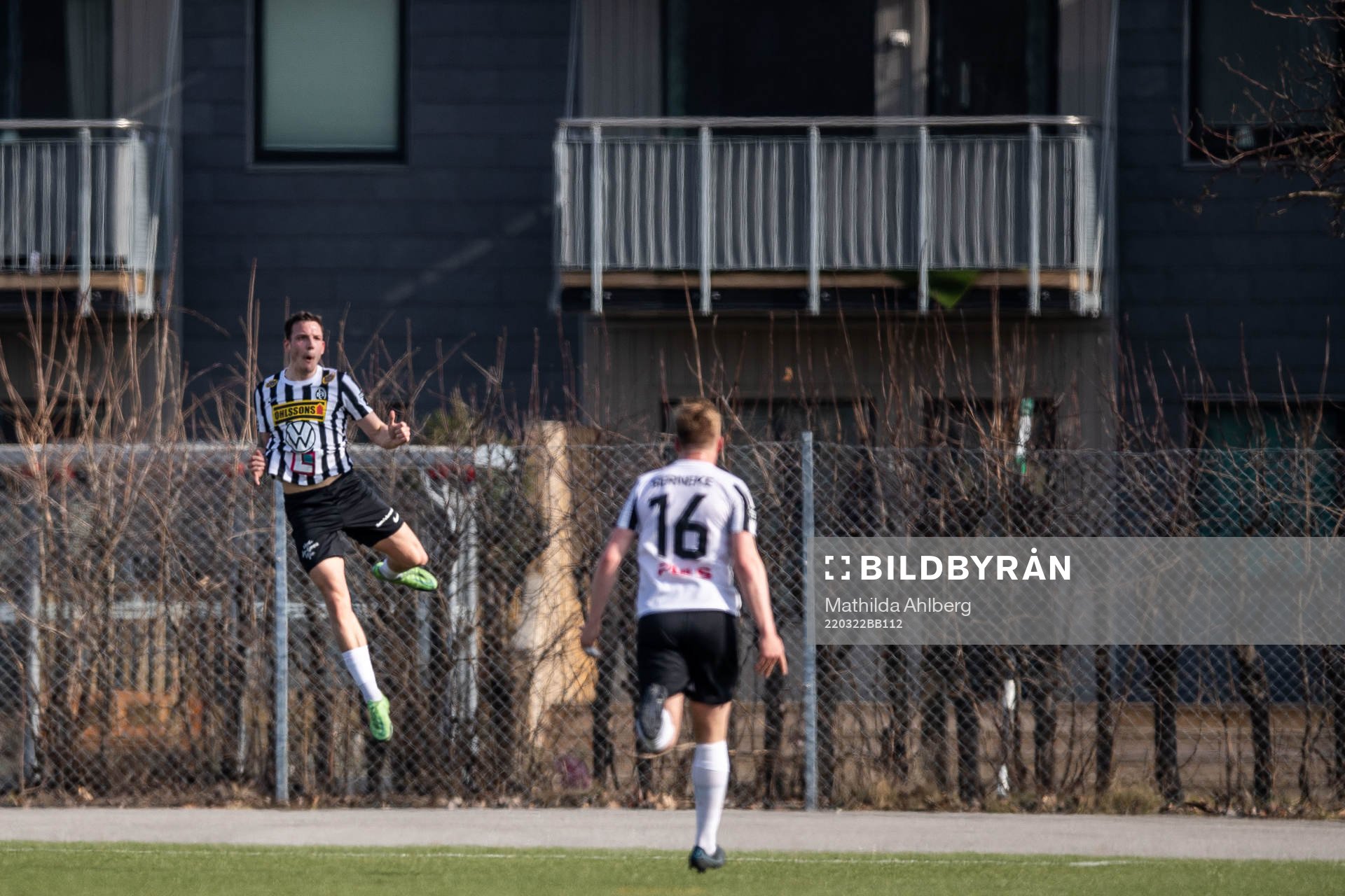 Landskronas Viktor Ekblom jublar