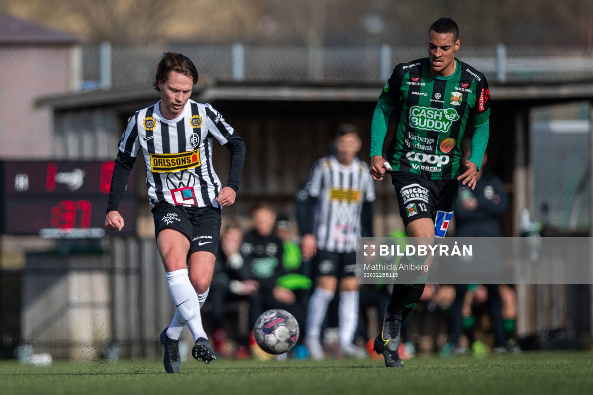 Landskronas Filip Ottosson och Varbergs Simon Karlsson Adjei