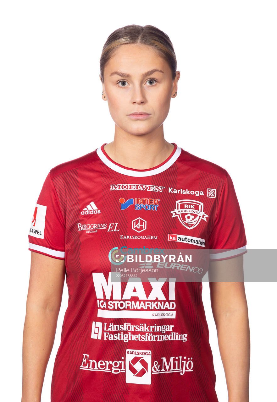 Rävåsens Amanda Jansson poserar för ett porträtt den 22 mars 2022 i Karlskoga.