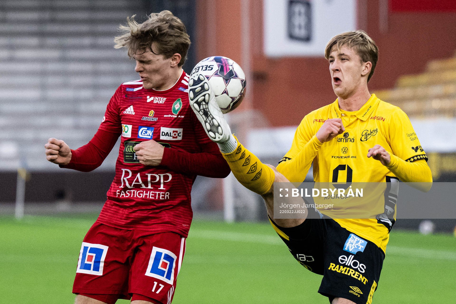 Skövdes Samuel Glad och Elfsborgs Adam Johansson