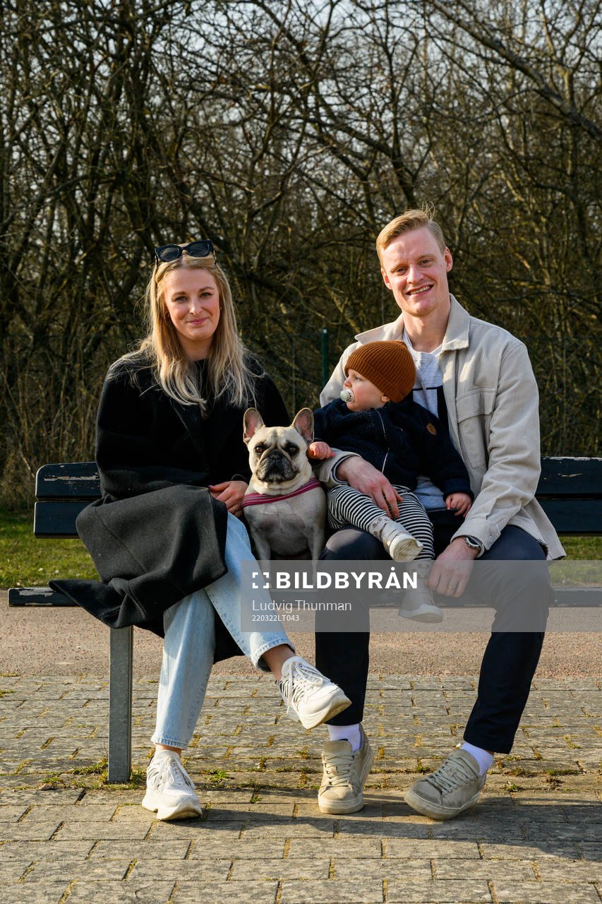 Matilda Schultz, Anton Bengtsson, sonen Noel och franska
