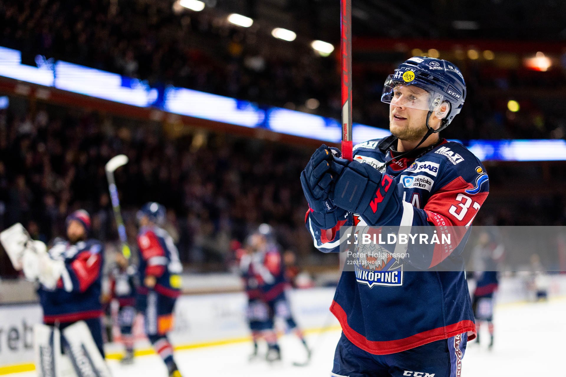 Linköpings Jesper Pettersson jublar