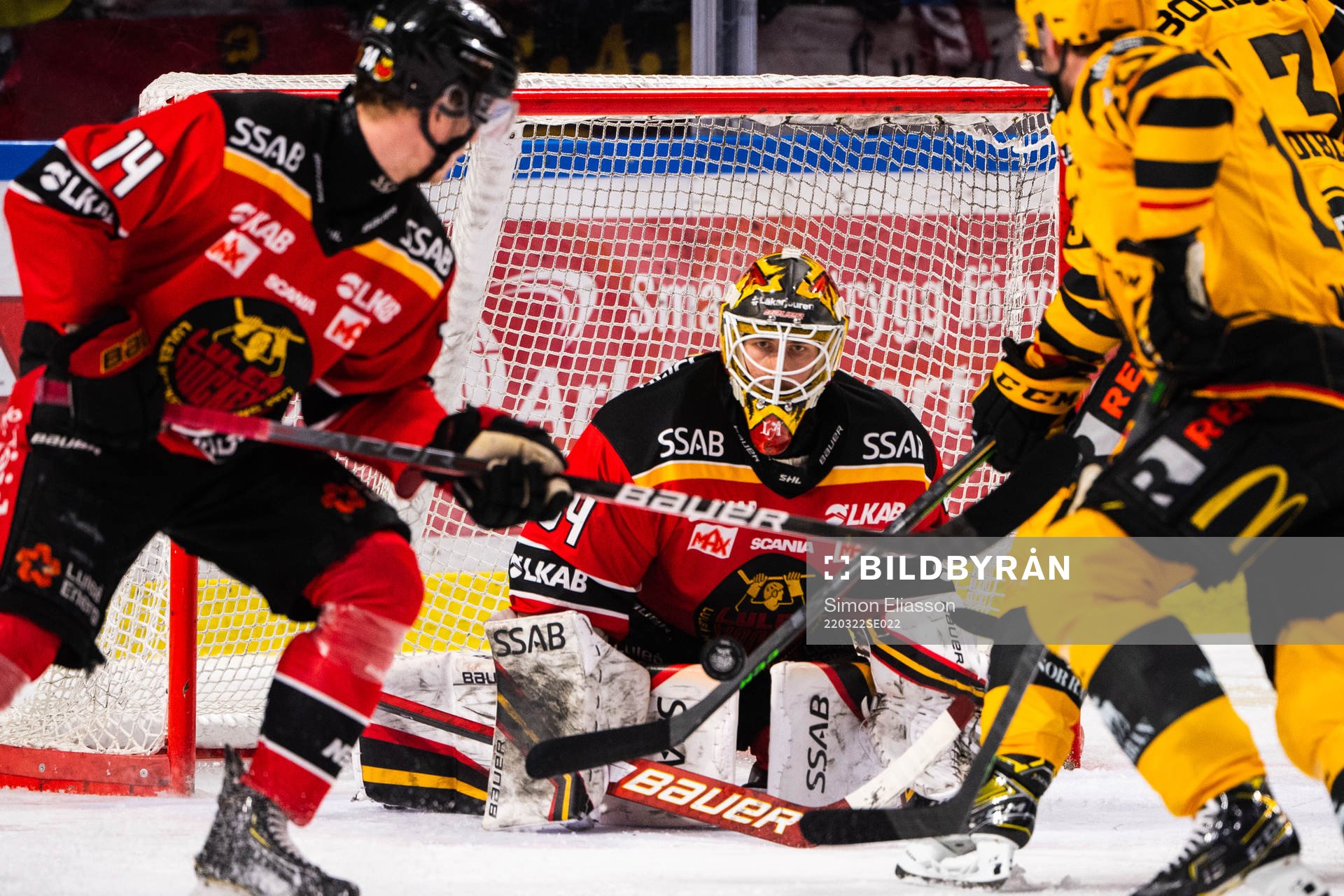 Luleås målvakt Joel Lassinantti