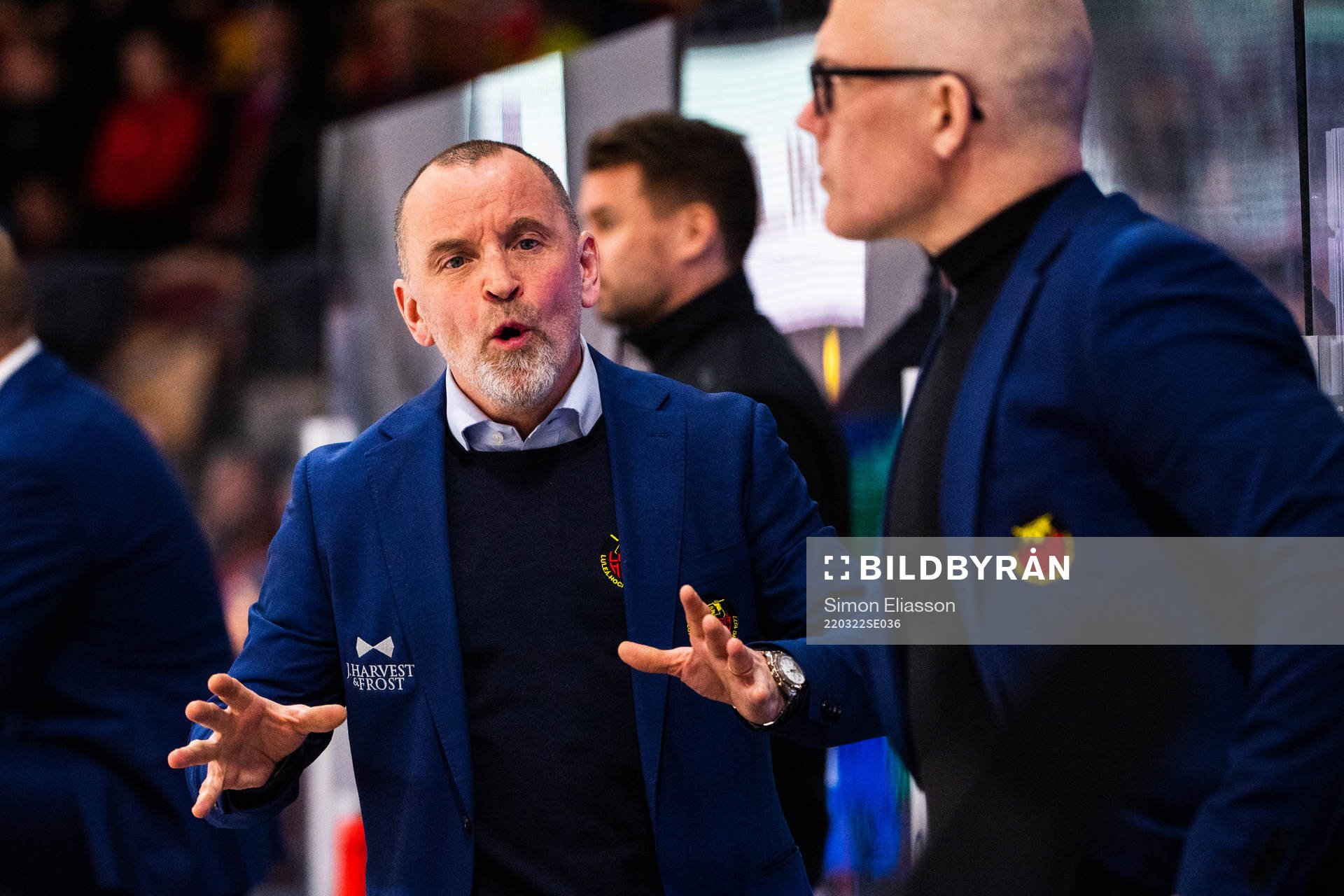 Luleås  tränare Thomas Berglund