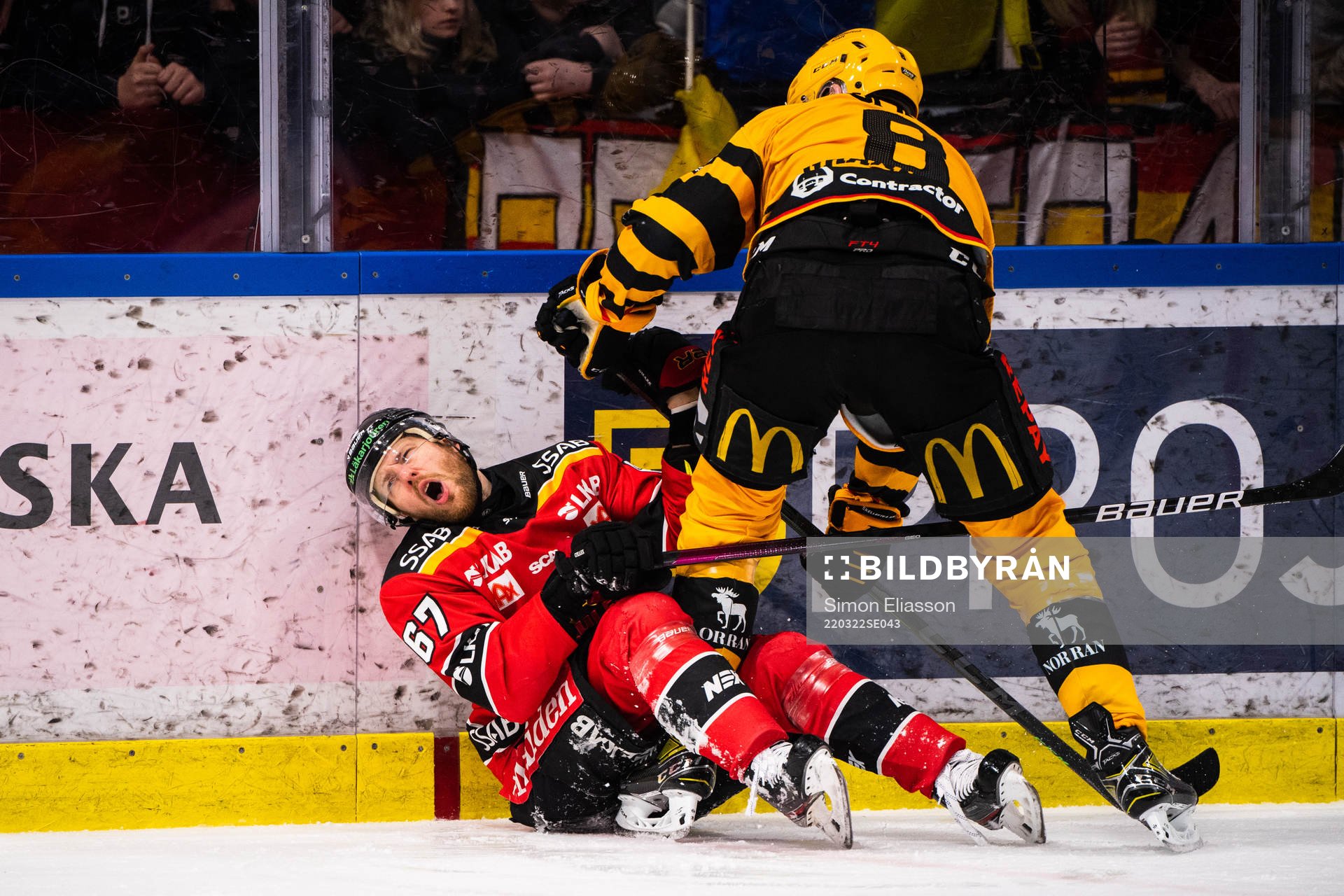 Luleås Linus Omark och Skellefteås Petter Granberg